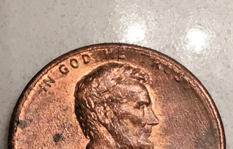 1987 D 1c  Many Erro Through Grease, Double Rim, Letters Touching Please " LOOK"