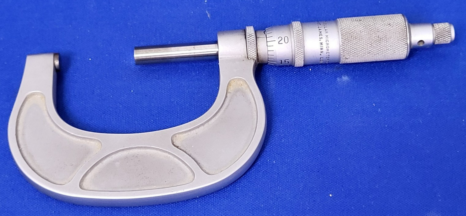Tubular Micrometer Company 1-2 Inch Machinist Tool Made In USA Vintage