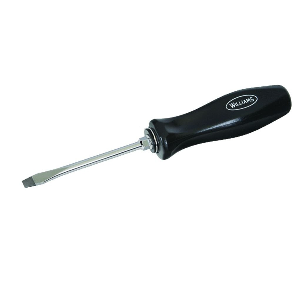 Williams SDR-30 Chrome Slotted Screwdriver 10-in Blade 7/16-in Tip