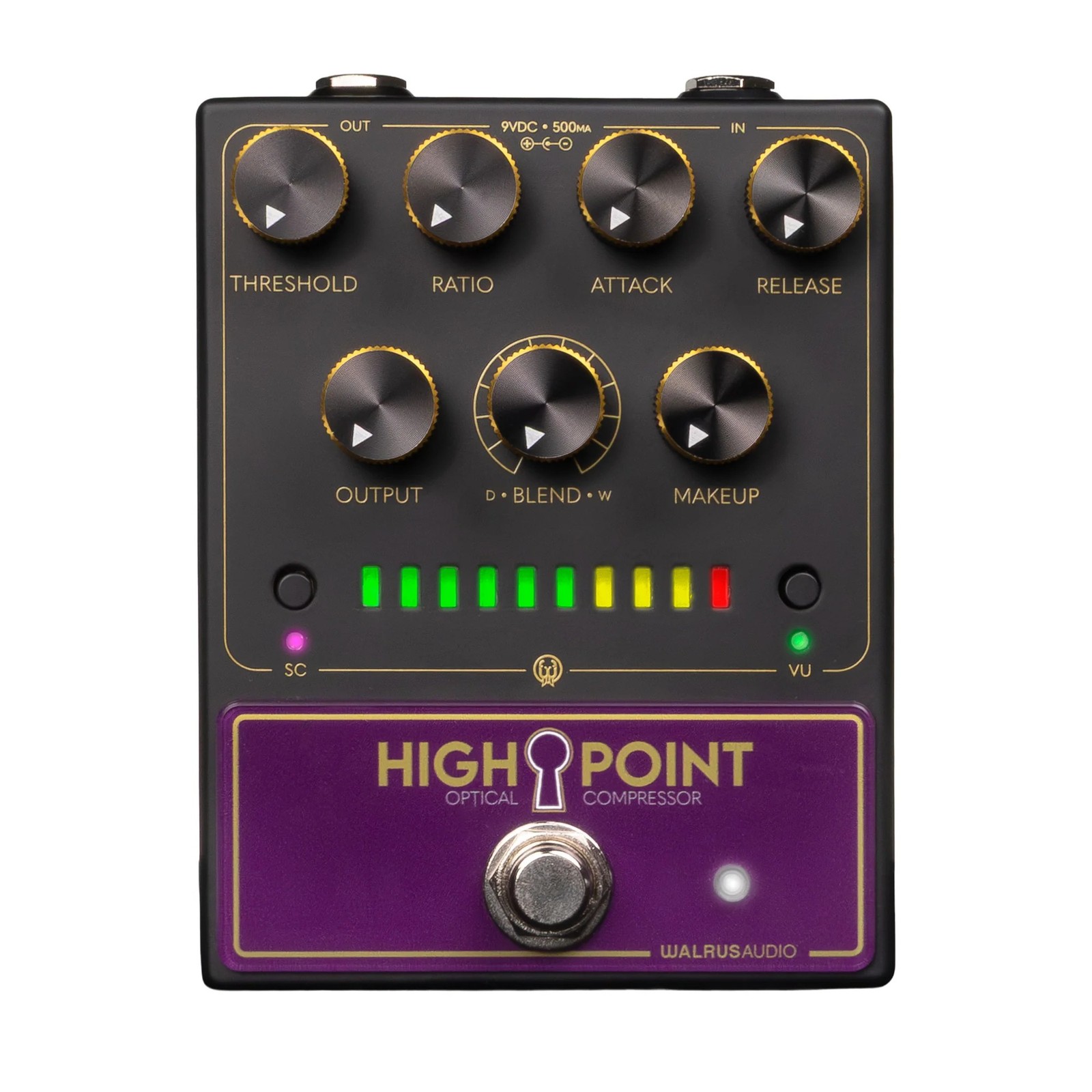 Walrus Audio Highpoint Optical Compressor, Black