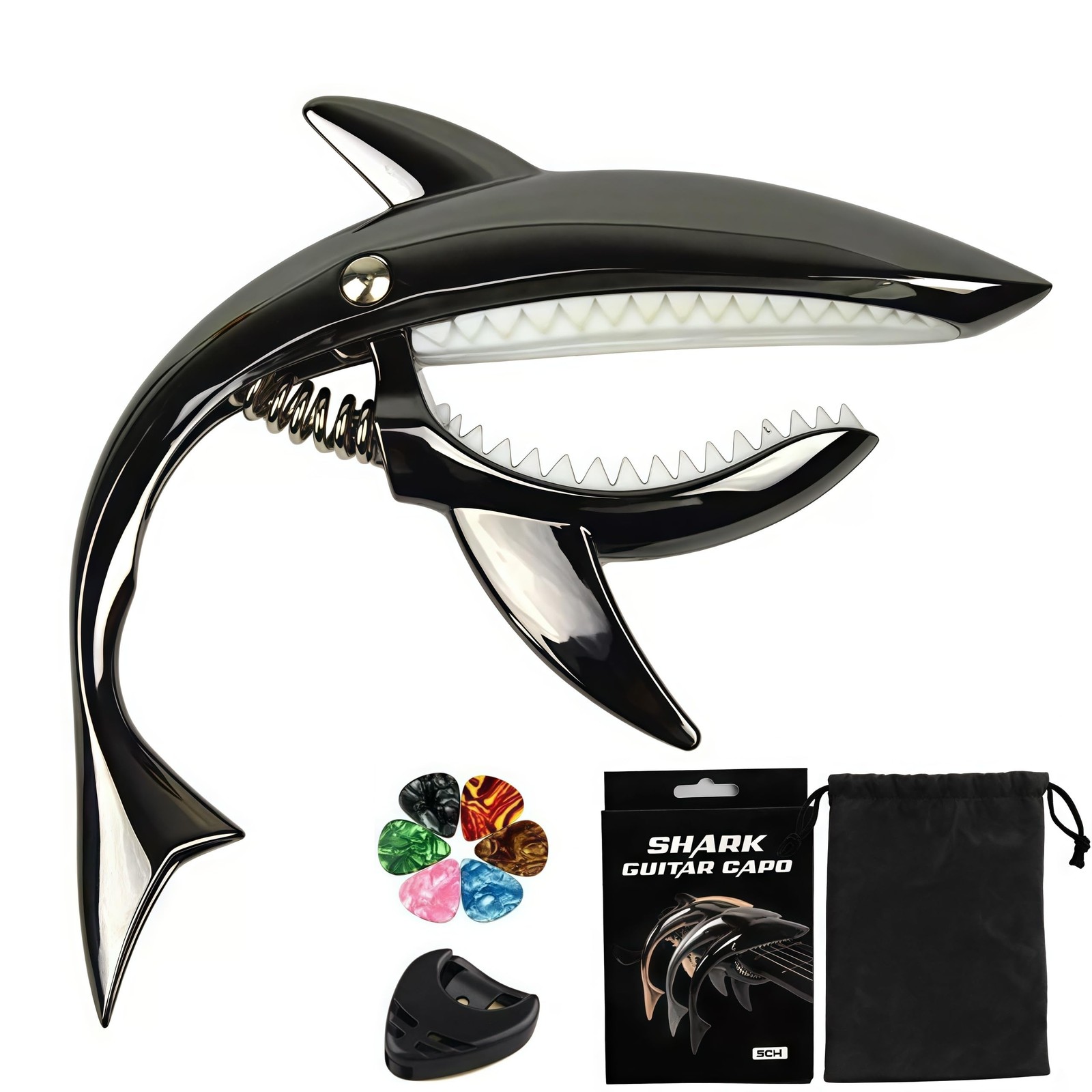 Guitar Capo Shark Shape Guitar Capo Acoustic Capo Electric Guitars Capo Premi...