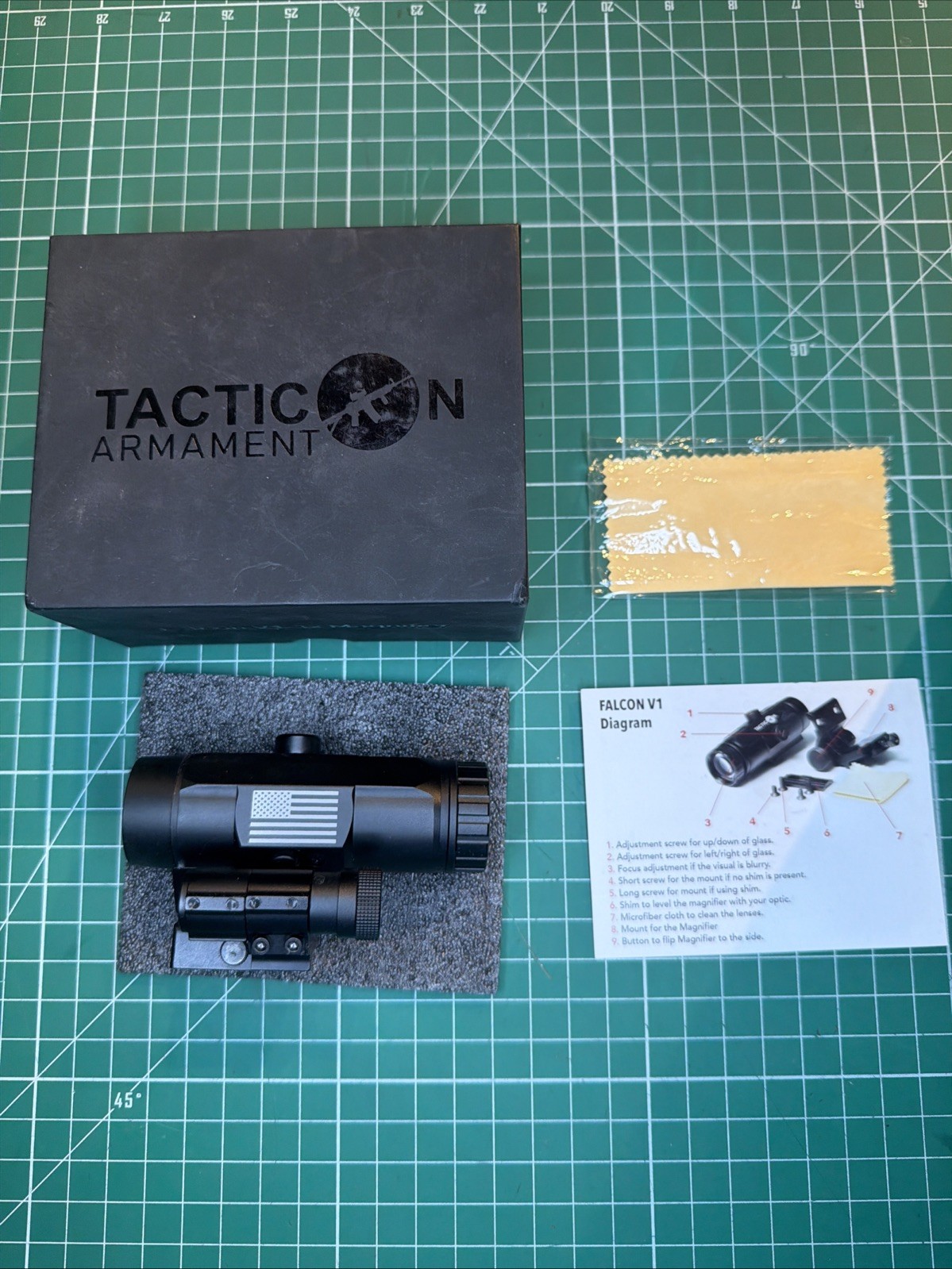 Tacticon Falcon V1 | 3X Magnifier Optic Red Dot Sight