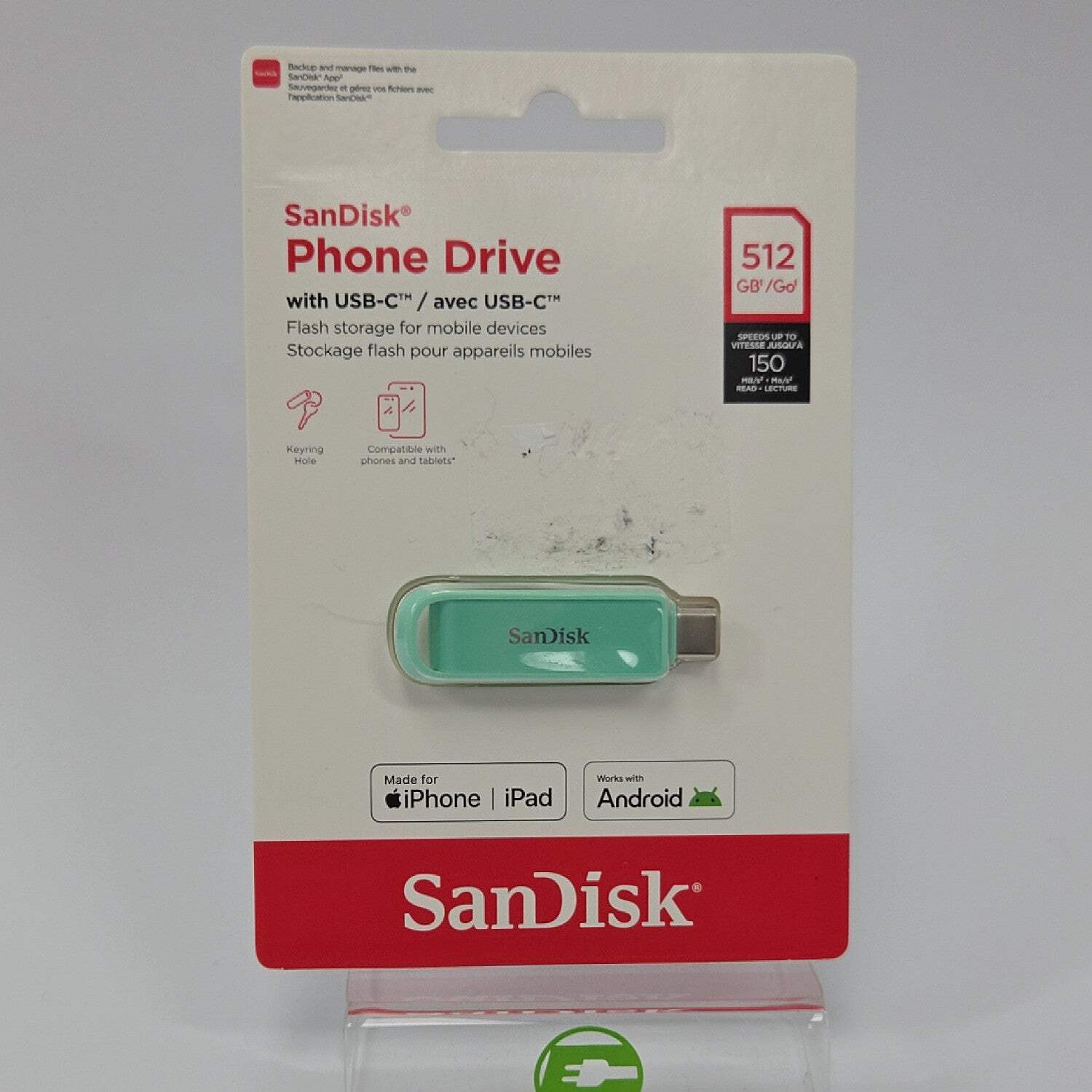 New SanDisk Phone Drive 512GB USB-A/USB-C Flash Drive