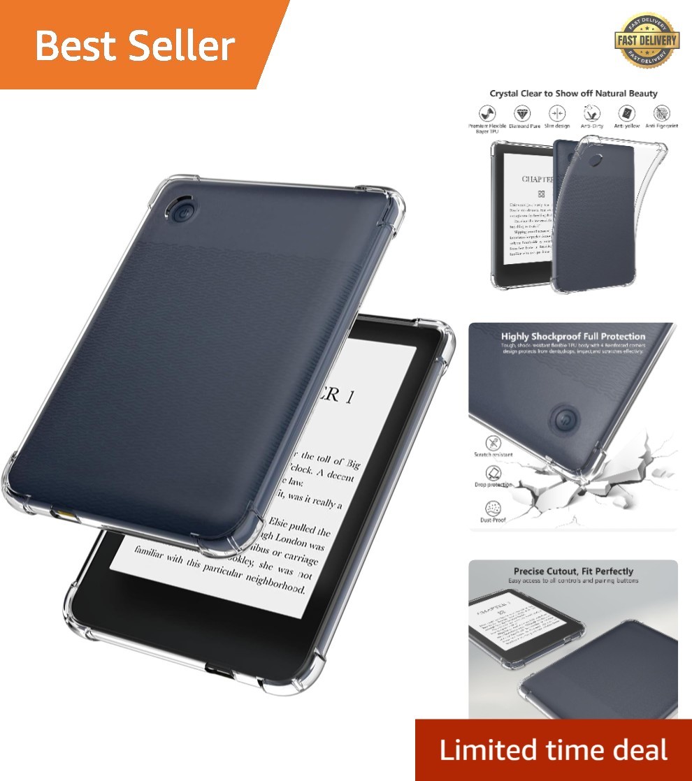 for 6'' Kobo Clara Colour Case Clear,Slim Case for All-New Kobo Clara BW N365...