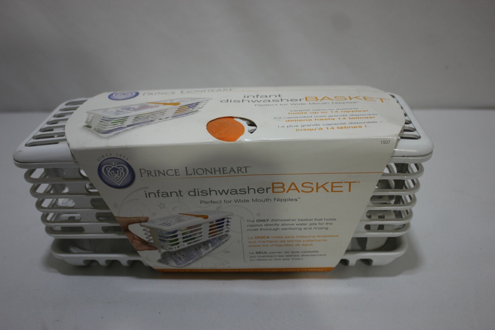 Prince Lionheart Dishwasher Basket, Toddler Baby Nib 11 x 5 x 5