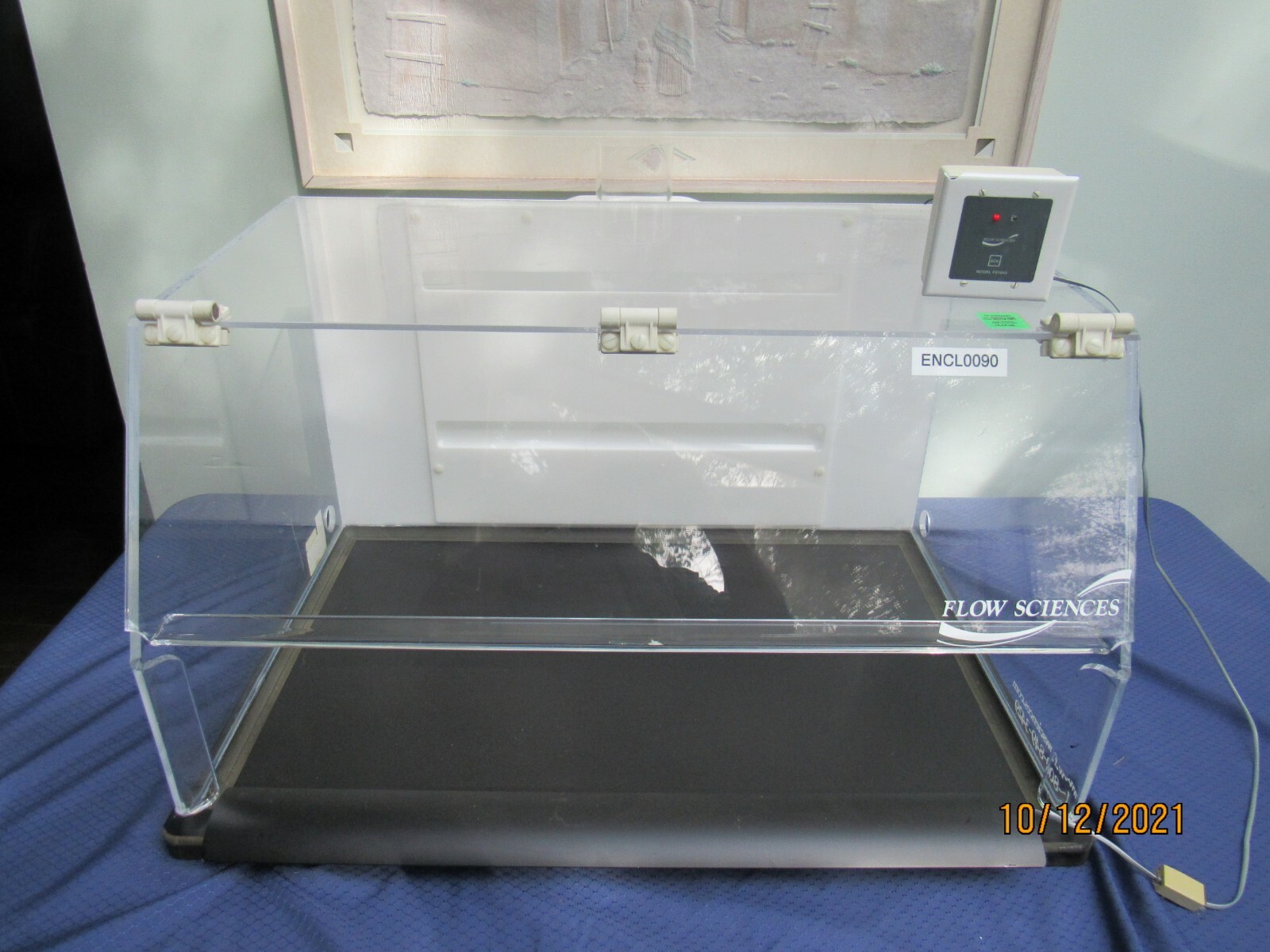 Flow Sciences 3' VBSE Vented Balance Safety Enclosure FS2015-BKGVA  Alarm
