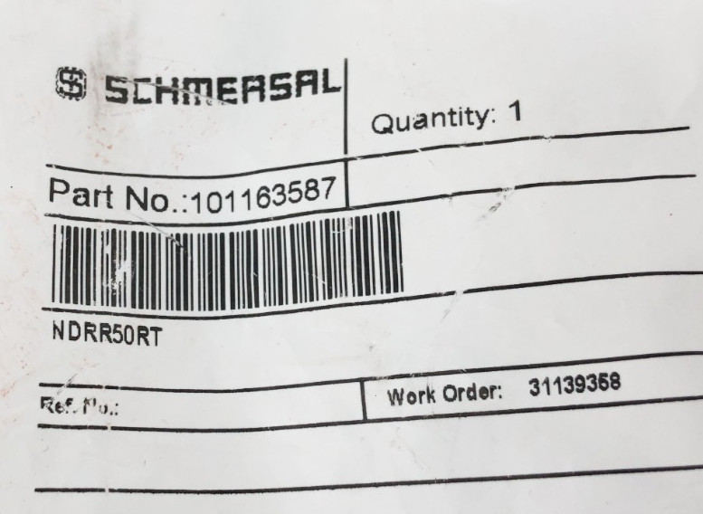 New Schmersal 101163587 E-Stop Switch Latching Red NDRR50RT