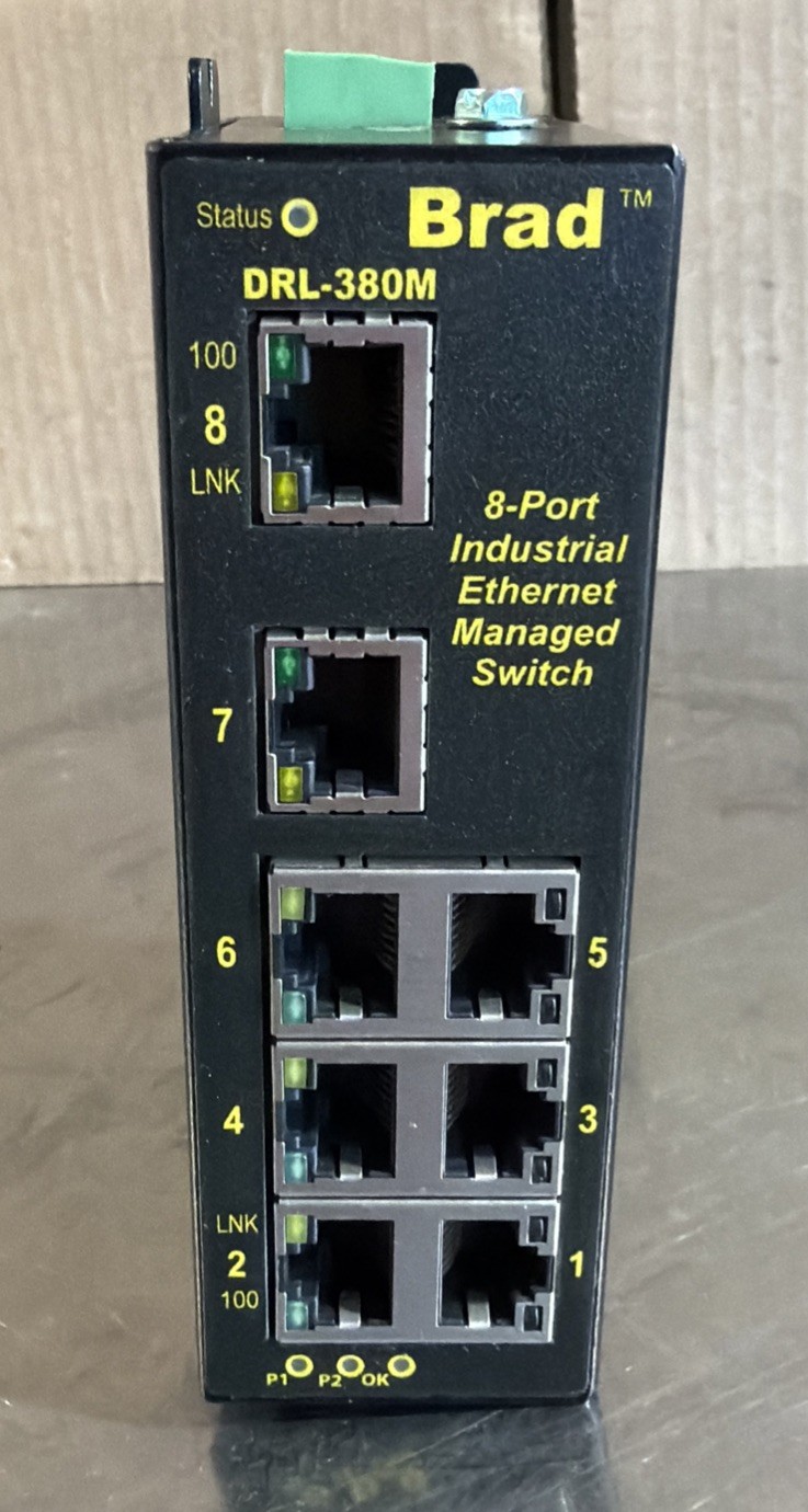 Molex Managed Ethernet Switch Model DRL-380M Rev: 3.00 Nos Surplus No Box