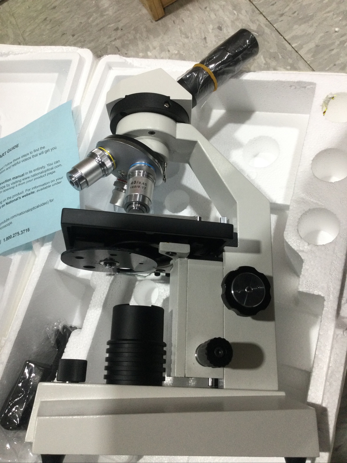 National Optical 127 CLED Microscope