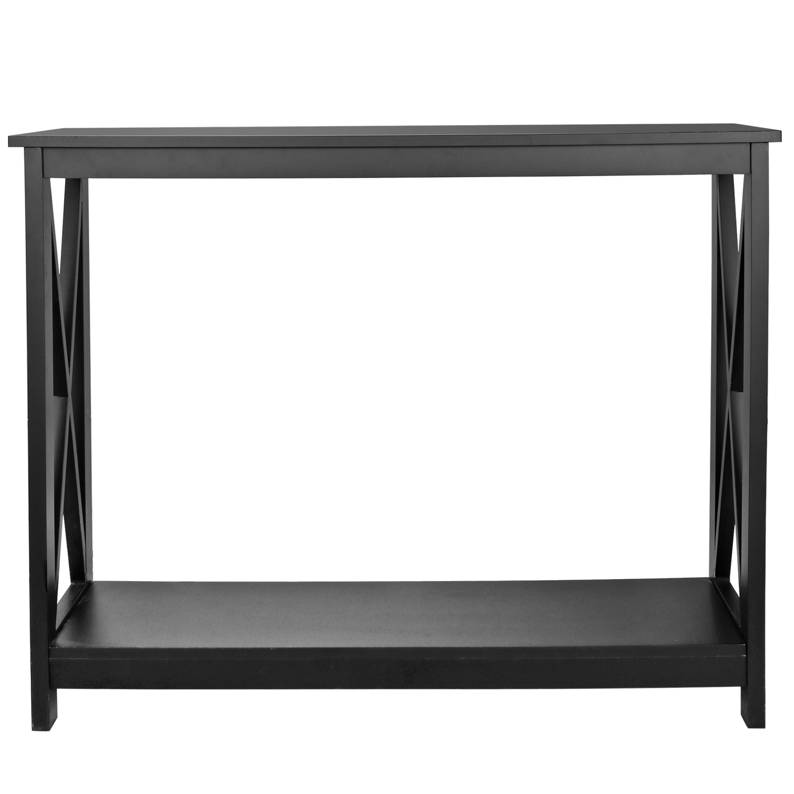Console Table Along Bed Accent Side Stand Display Storage Shelf Entryway Decor