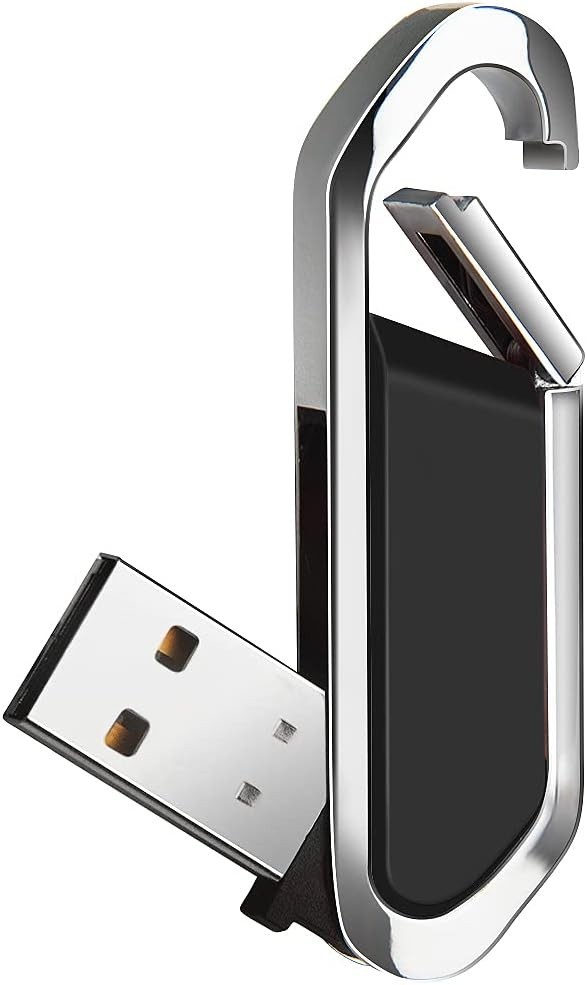 Lightweight 64GB USB Flash Drive - Keychain-Mounted for Ultimate Convenience
