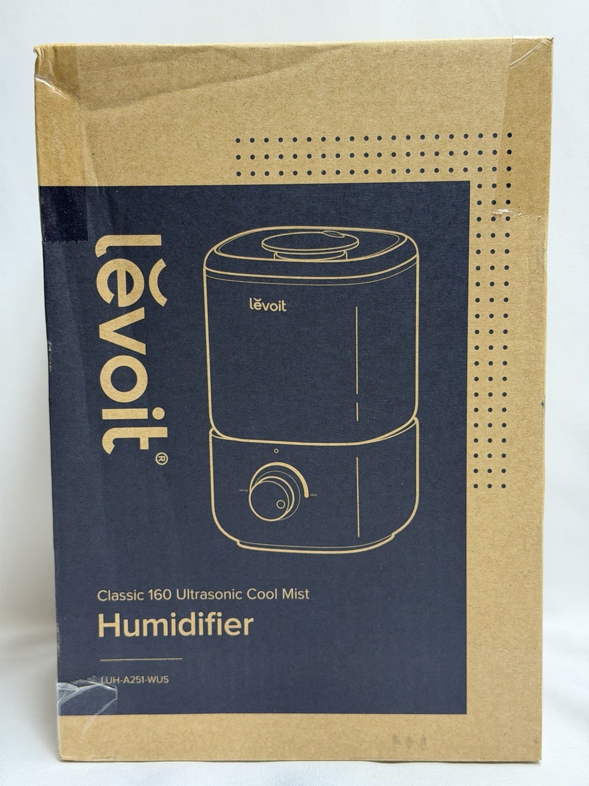 Levoit Classic 160 Ultrasonic Cool Mist Humidifier Top Fill 2.5L LUH-A251-WUS
