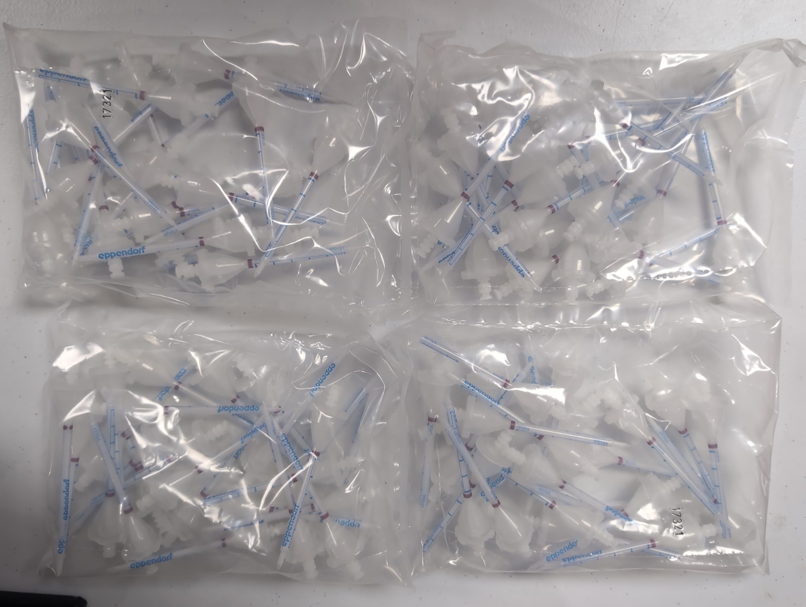 NEW - EPPENDORF Combitips Advanced 0.5mL Pipet Tips 100/Pk 0030089421