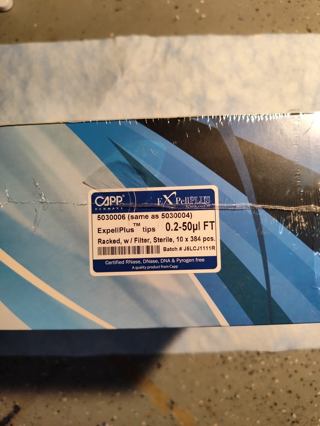 capp 5030006 5030004 expellplus tips 10 Racks 0.2-50ul Filter Sterile