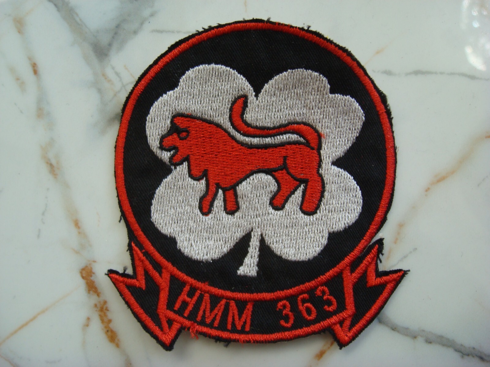 US MARINES HMM-363 "RED LION",  VIETNAM WAR PATCH