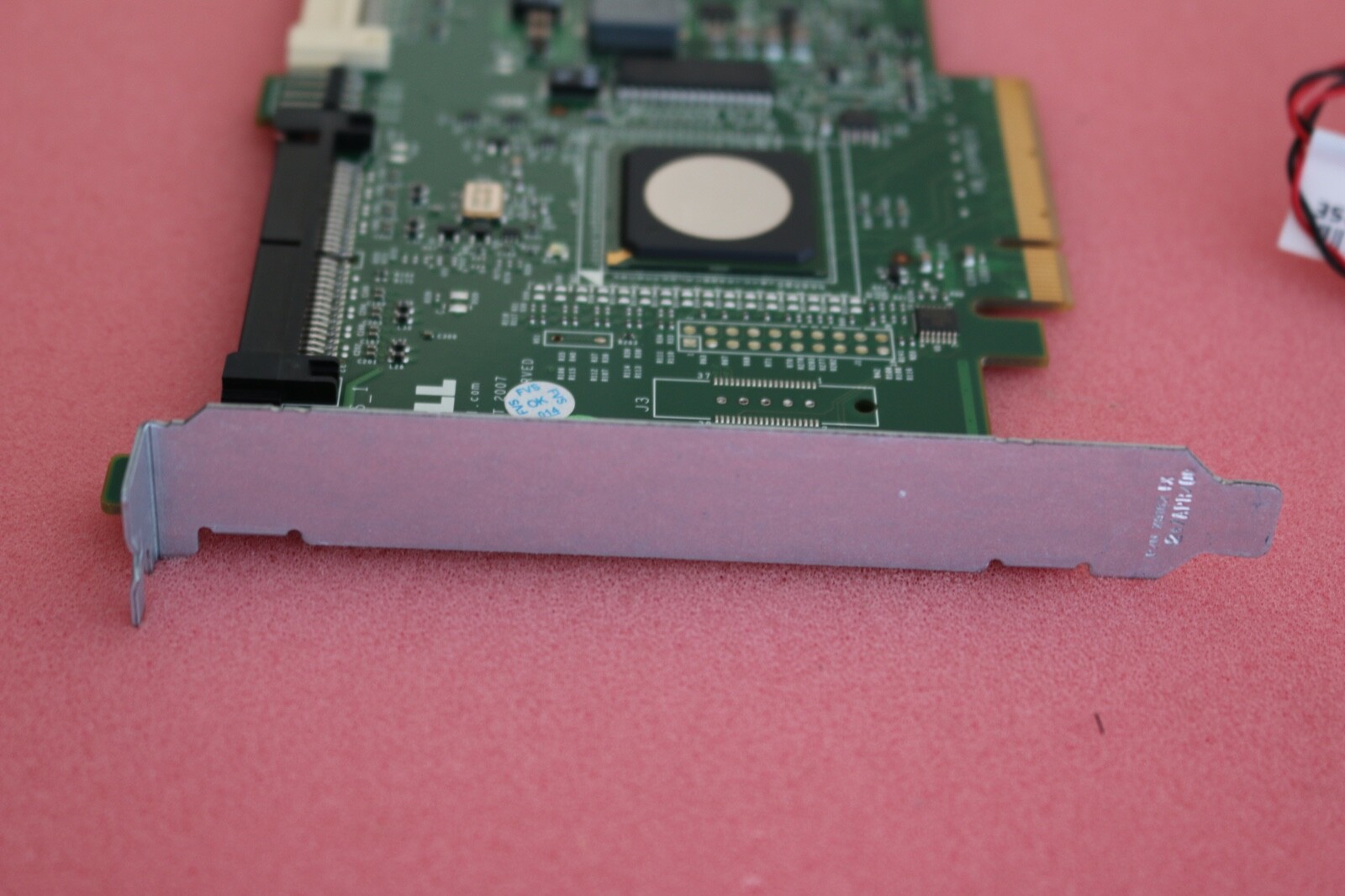 Dell PowerEdge Perc 6/IR SAS RAID Controller JW063 & cable PD147 UCS-61 (0845)