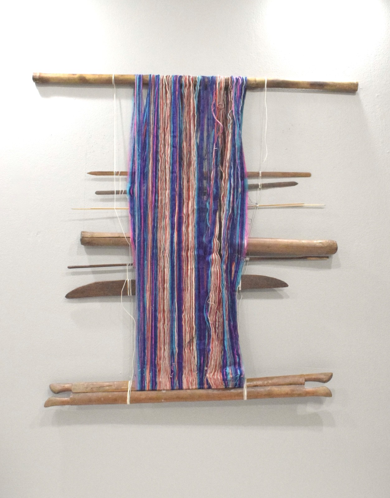 Indonesian Backstrap Wooden Loom