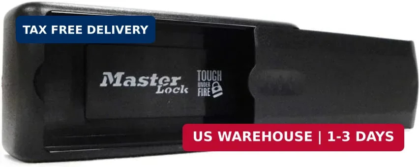Master Lock Magnetic Key Holder, 3 Pack, Black, 207EC3