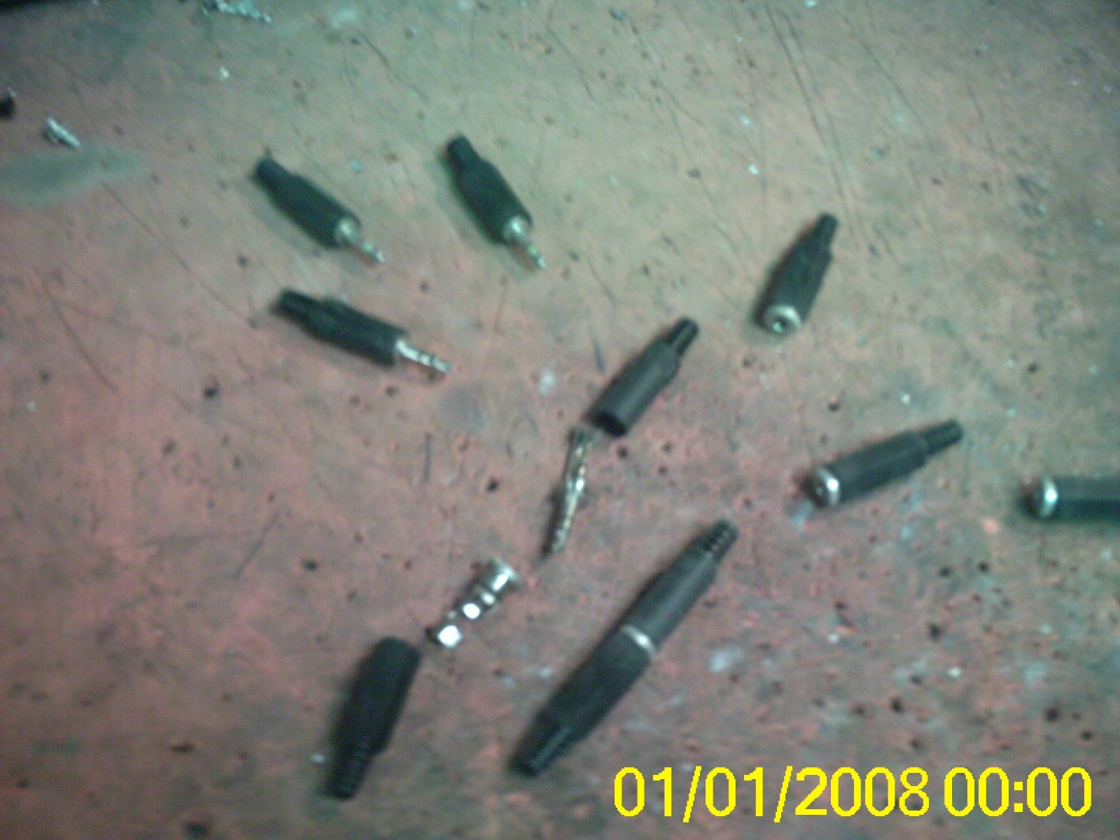 NOS LOT 10 5 MALE AND 5 FEMAL 1/4 STEREO HEADPHONE JACKS