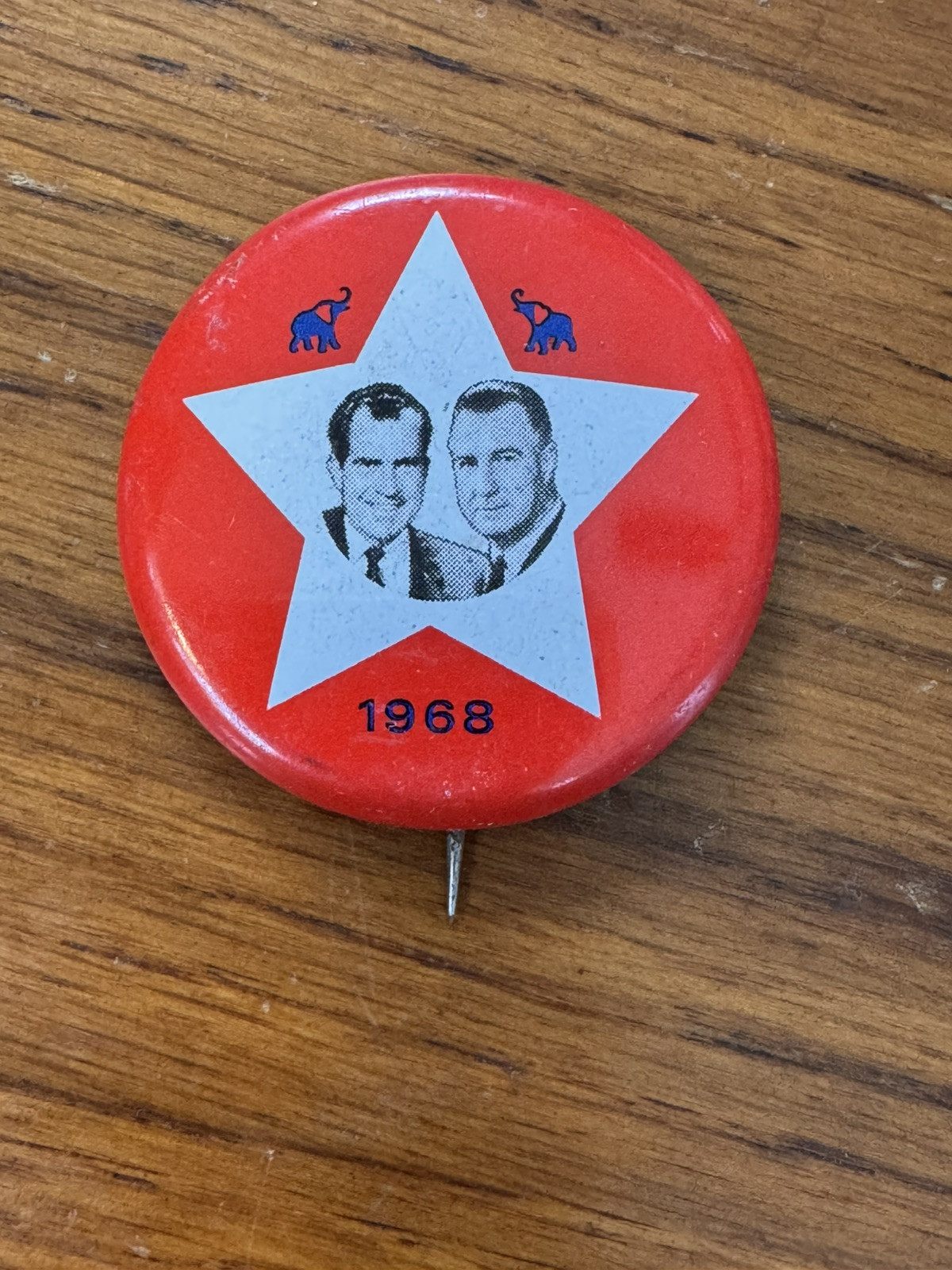 Nixson-Agnew 1968 Political Campaign Button Pinback 1972 reprint