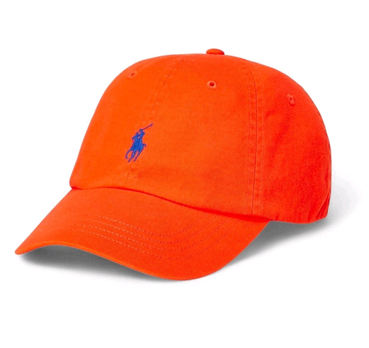 Polo Ralph Lauren Men's One Size Cotton Chino Adjustable Ball Cap Orange