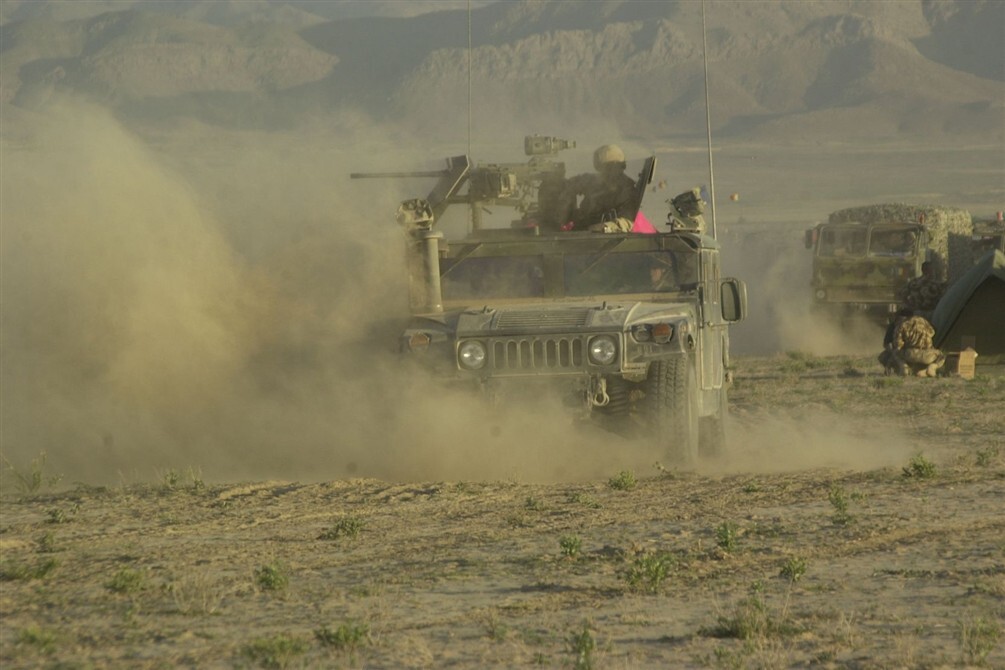 2003 Afghanistan Coalition Convoy From Kandahar Airfield to Kabul 4x6 Photo #2