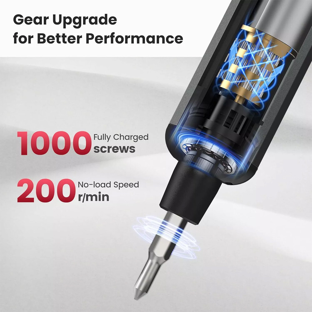 Cordless Screwdriver 68-in-1 Set Mini Electric Screwdriver for Precision Work