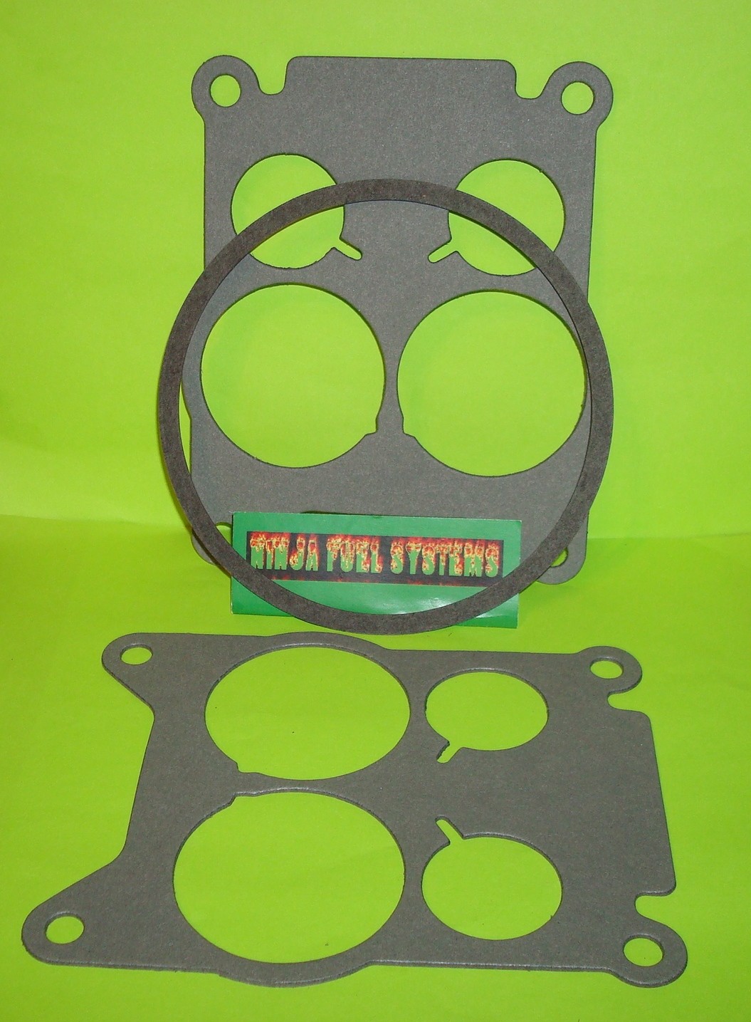 ROCHESTER QUADRAJET CARBURETOR BASE PAPER GASKET 1/16 THICK PAIR G729 & G702 AC