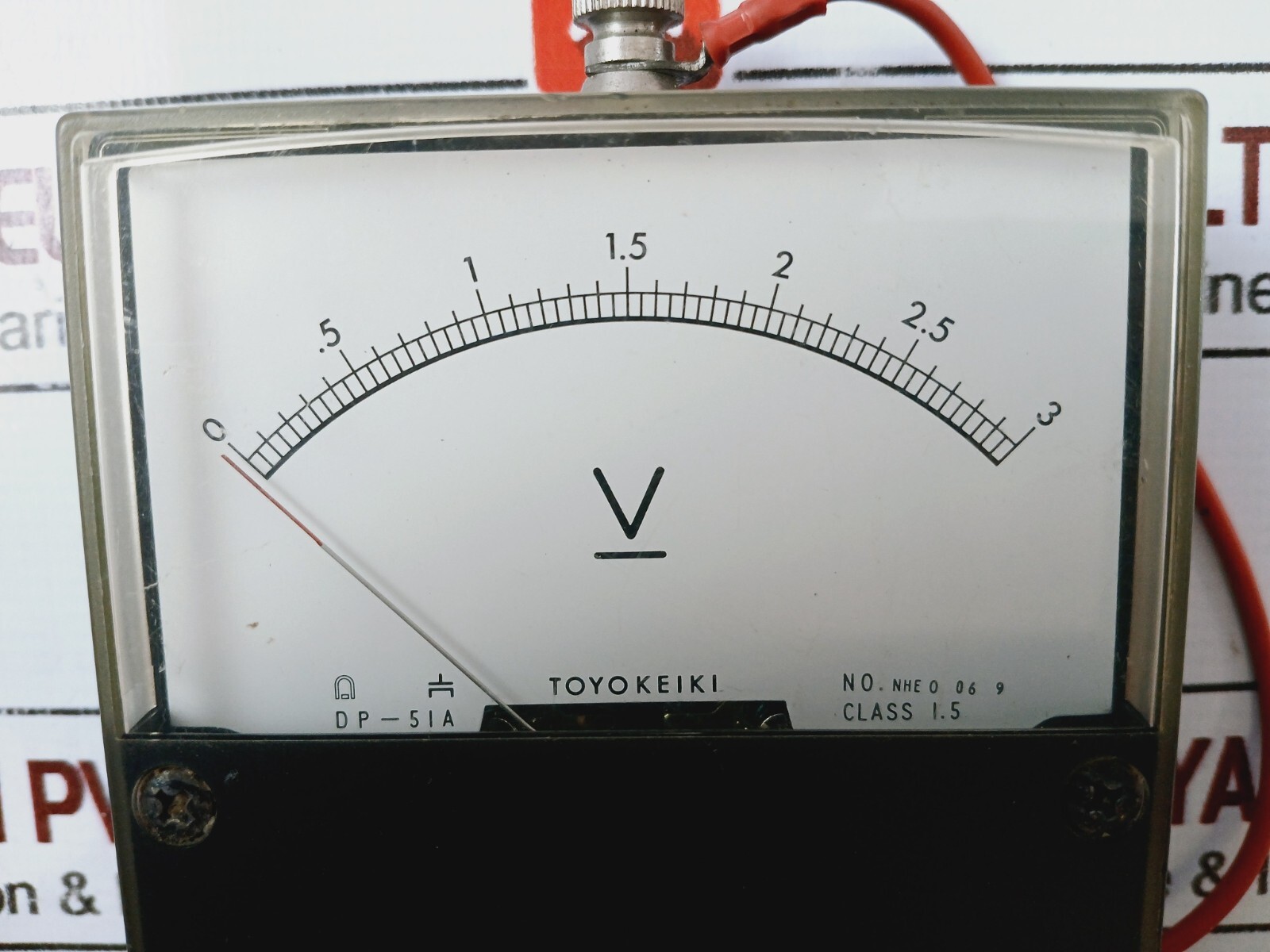 Toyokeiki DP-51A Voltmeter 0-3V Class 1.5