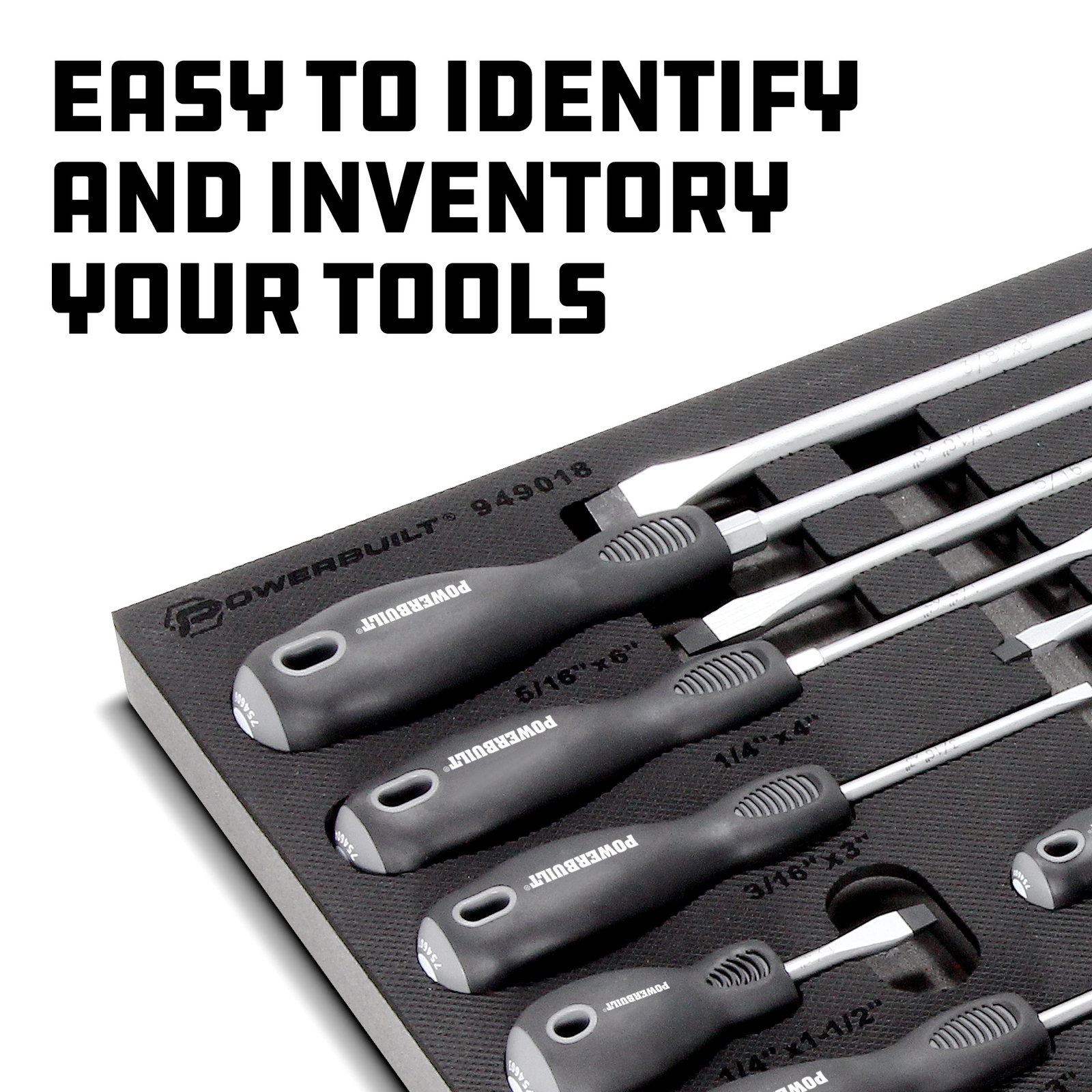 Powerbuilt 17 Piece Pro Tech Double Injection Screwdriver Set - 949018