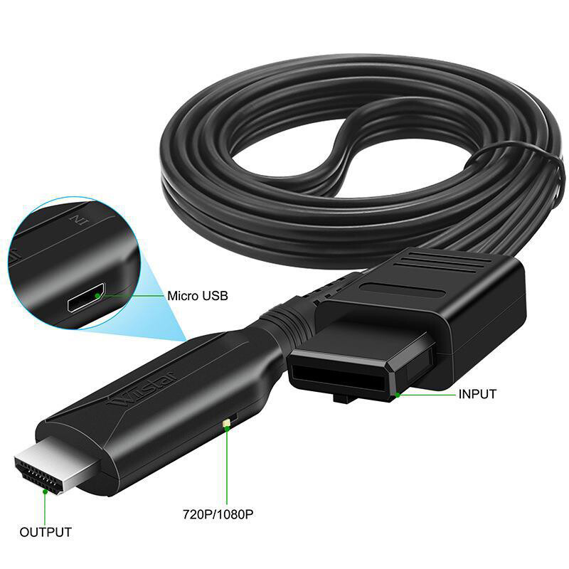For Nintendo Gamecube Super NES / SNES N64 To HDMI Adapter Converter Link Cabl ~