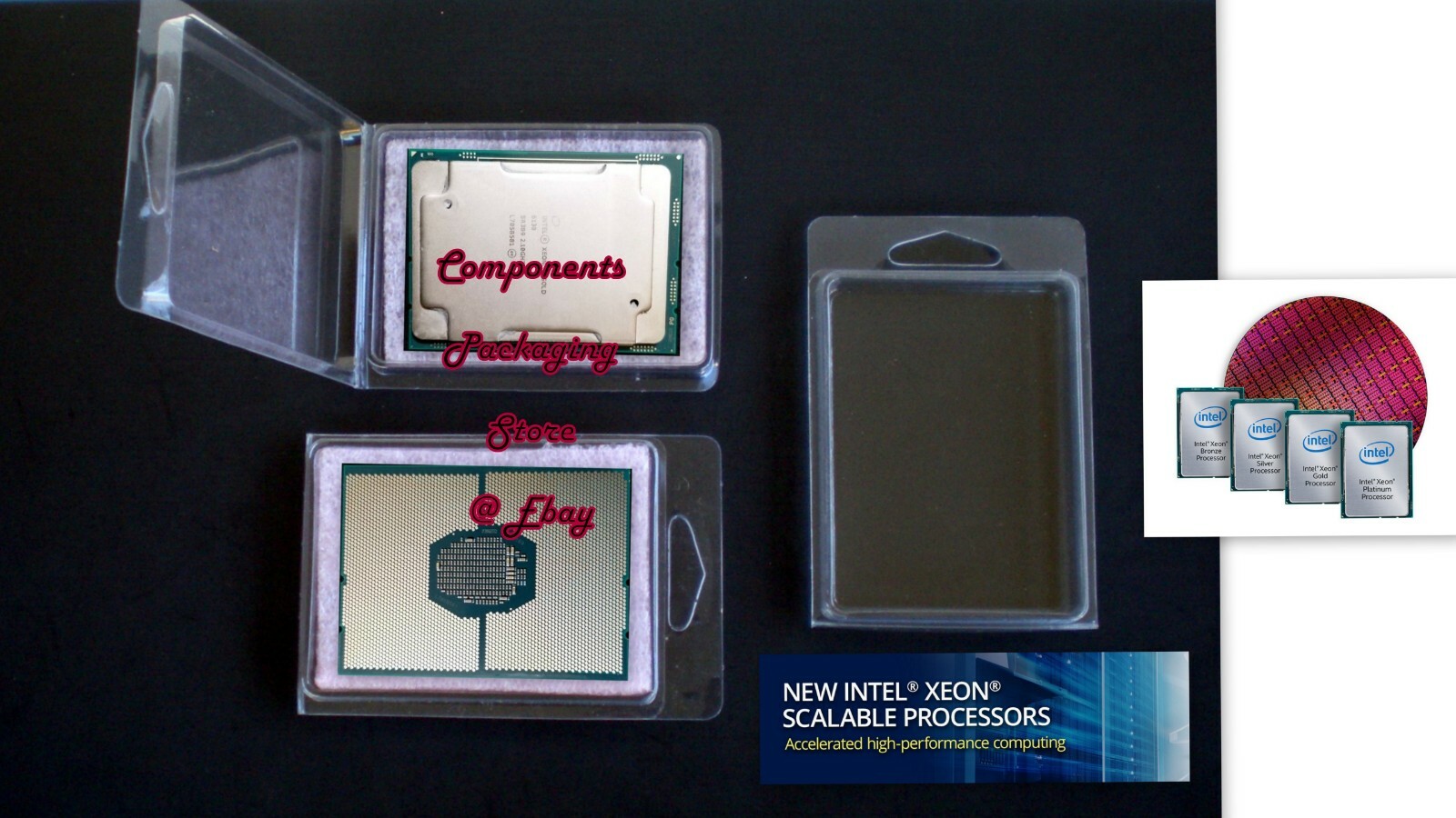 Intel Xeon Bronze CPU Case Clamshell for Intel Socket LGA3647 Processor Qty - 25