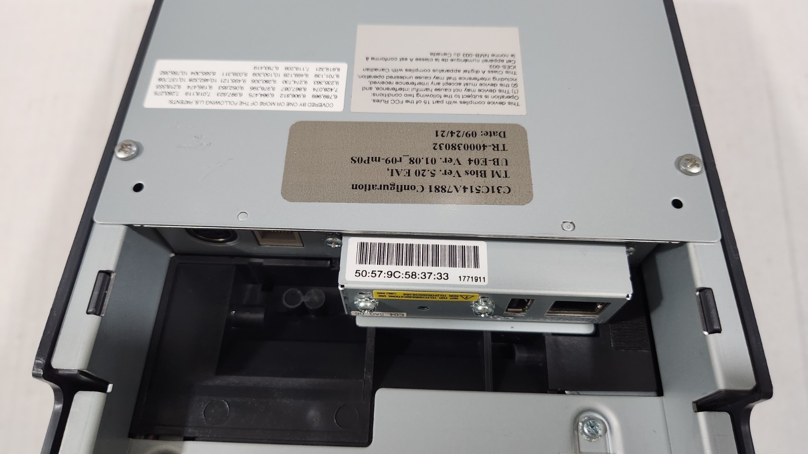 Epson TM-U220B Pos Kitchen Receipt Printer ETHERNET Network. New Open Box
