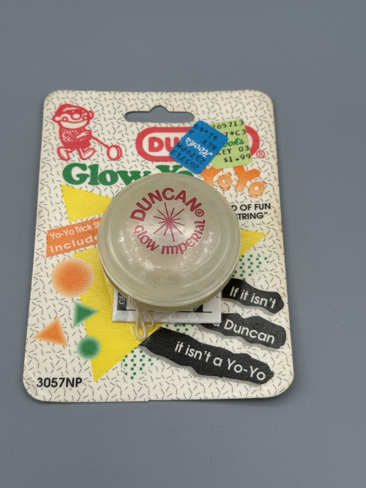 Vintage Duncan Glow Imperial Yo-Yo 3057NP Glow-Yo New Sealed Made in USA 1991