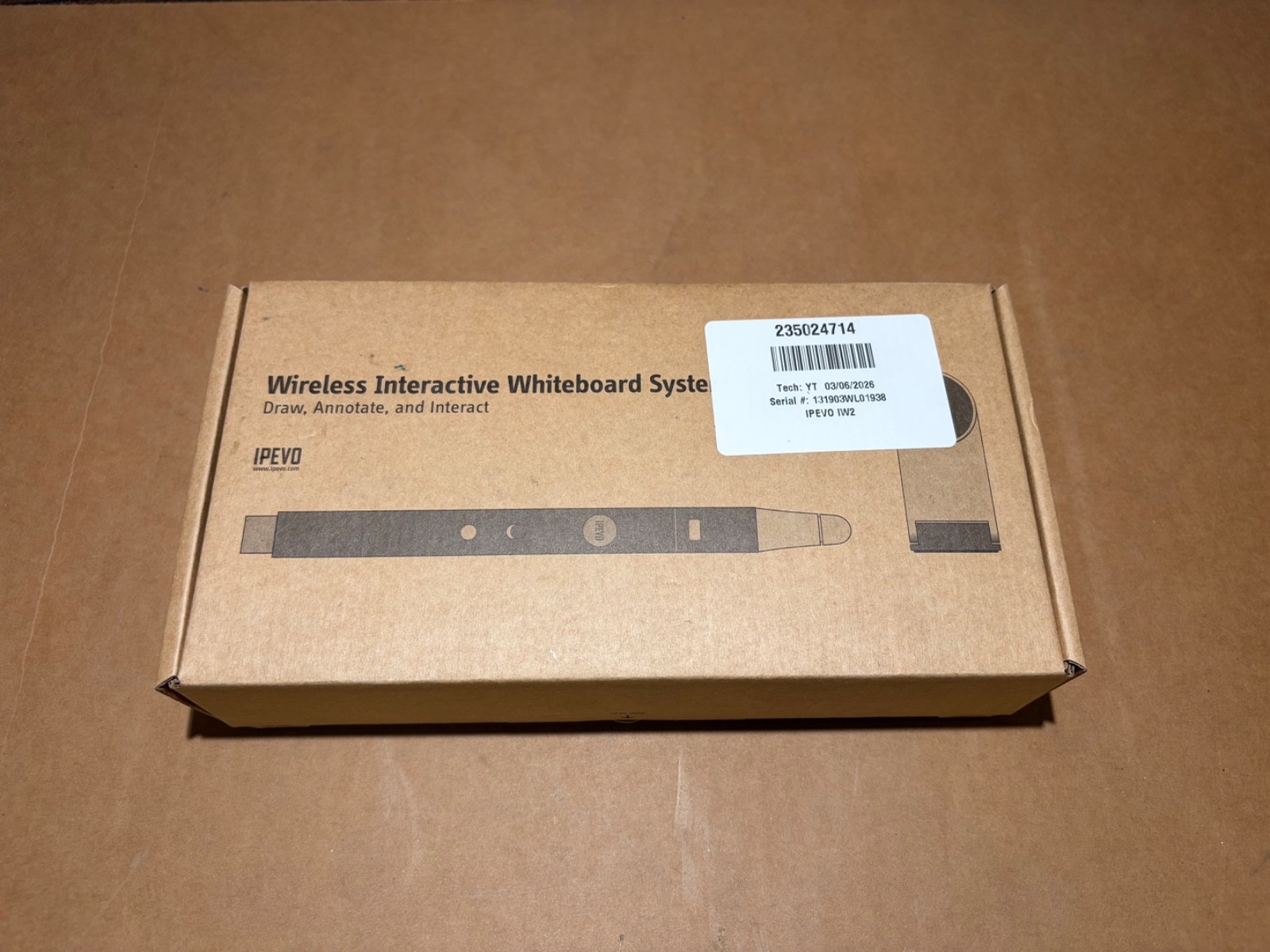 IPEVO IW2 Wireless Interactive Whiteboard System