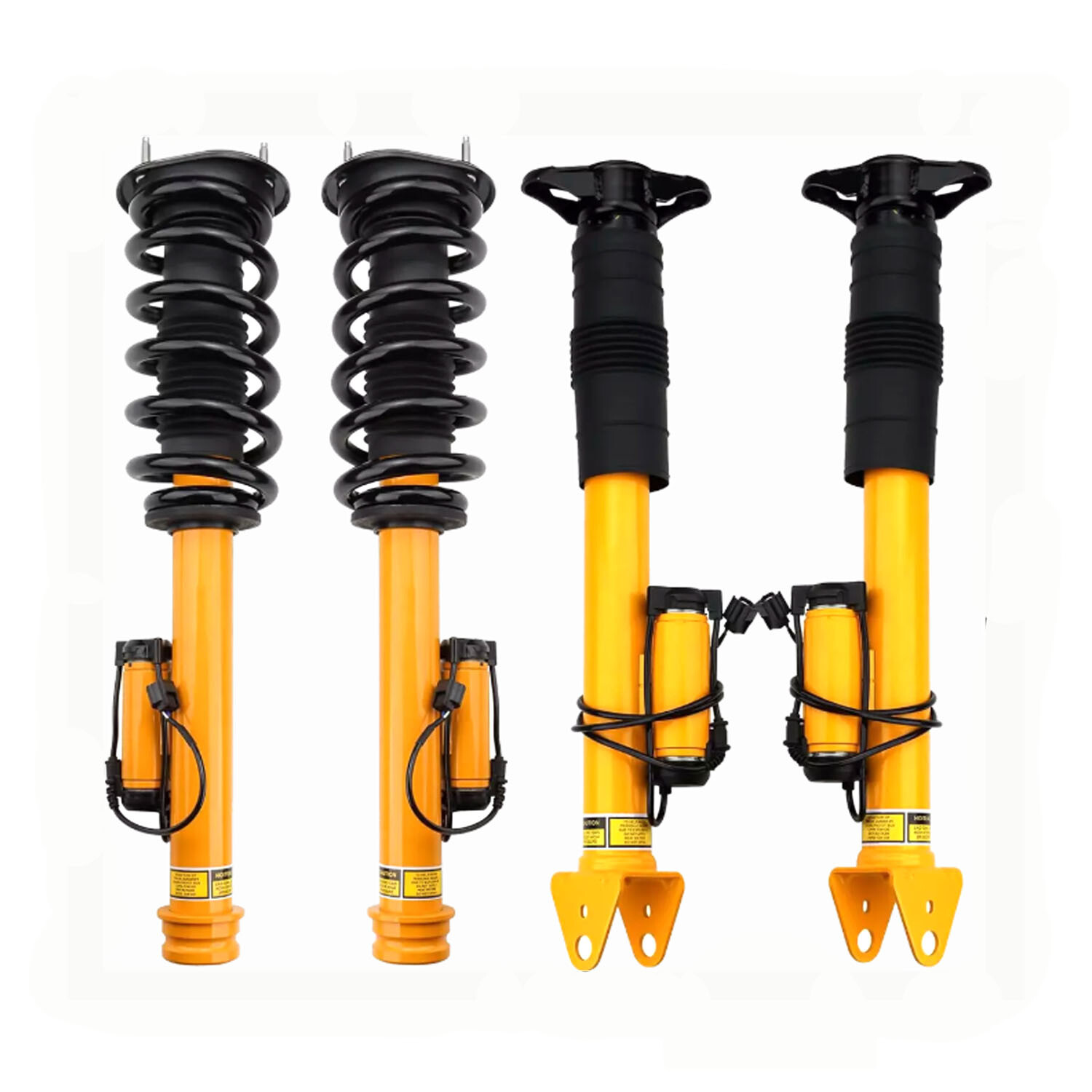 4X Front Rear Shock Struts Assys w/Active Damp Fit Jeep Grand Cherokee SRT 2016-