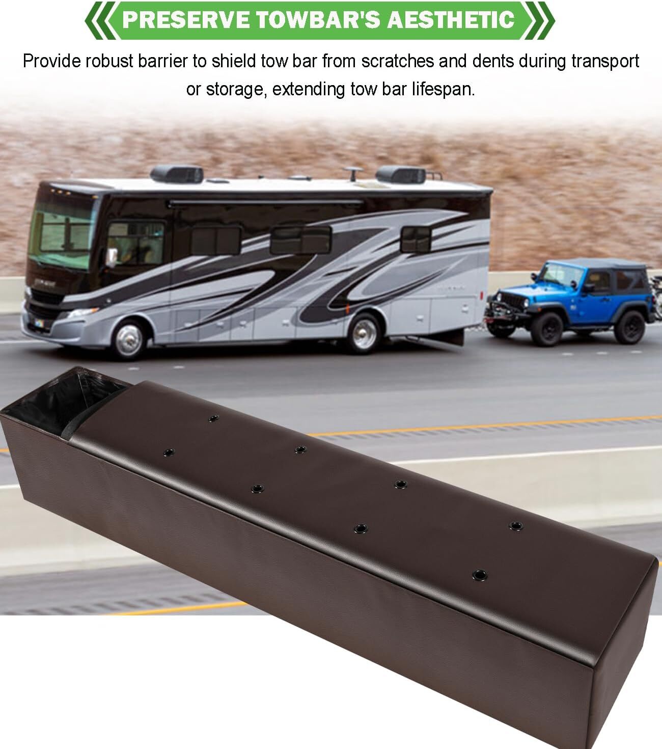 BX88309 For Blue Ox Avail BX7420/ Ascent BX4370/ Apollo BX7475 Tow Bar Cover