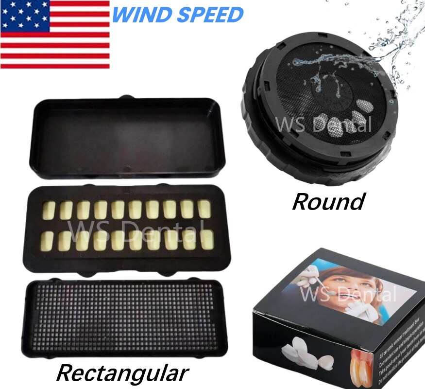 Veneer Pretreatment Patch Box Dental Ceramic Tooth Veneers Storage Case Holder