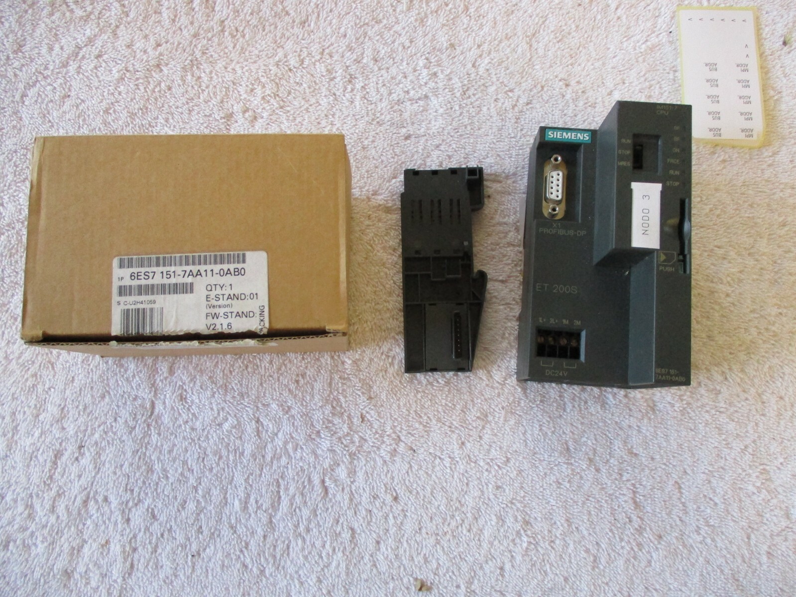 NIB Siemens Simatic S7 Interface Module/CPU      6ES7 151-7AA11-0AB0