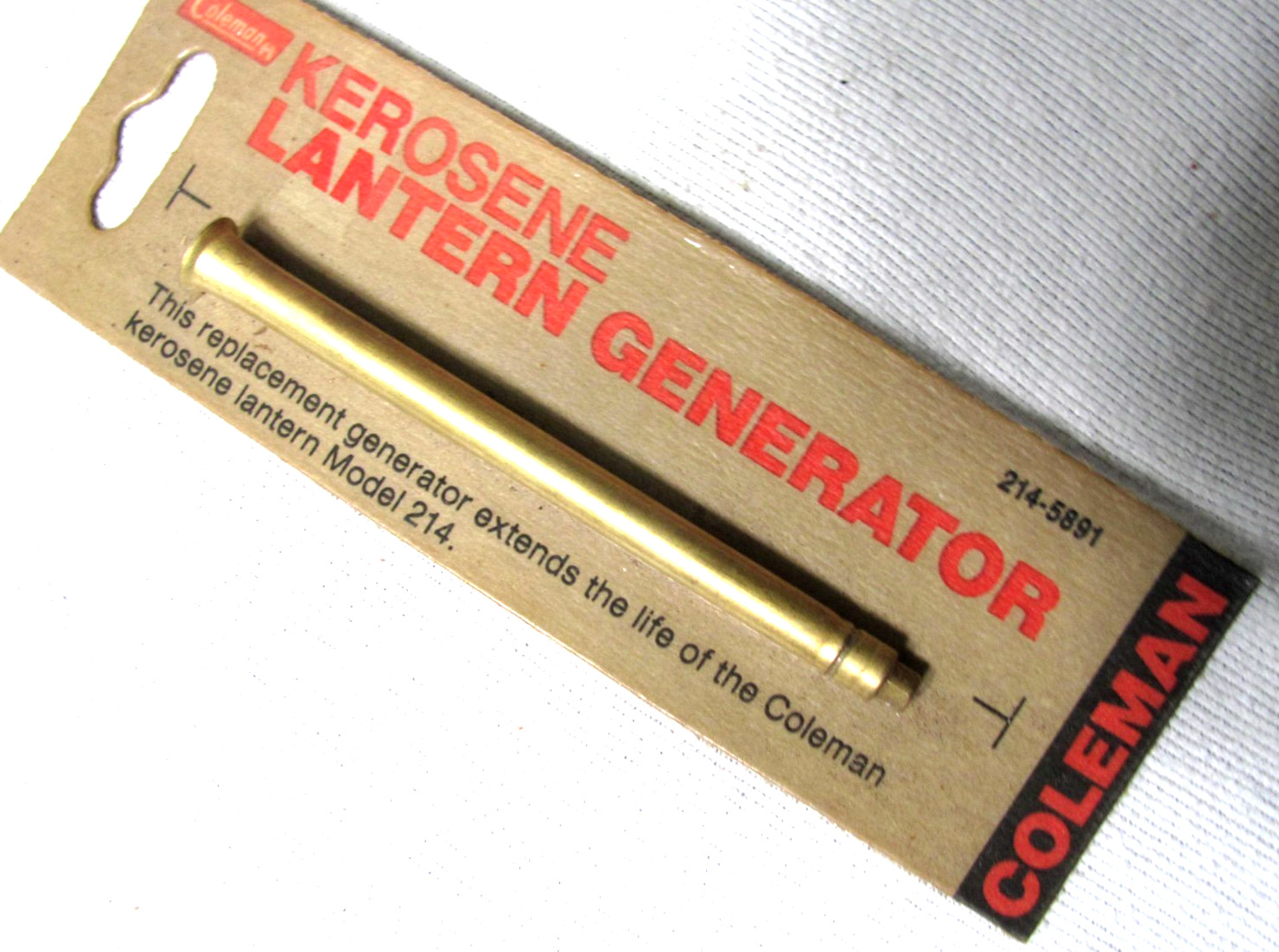 Vintage Coleman Part No 214-5891 Generator for 214 Lantern "New in Pkt"