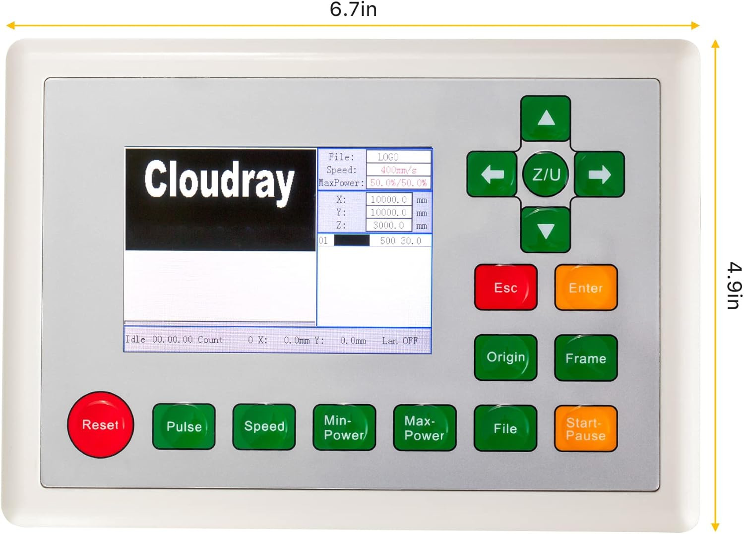 Ruida 6442S Control Panel for CO2 Laser Engraver & Cutter Machine