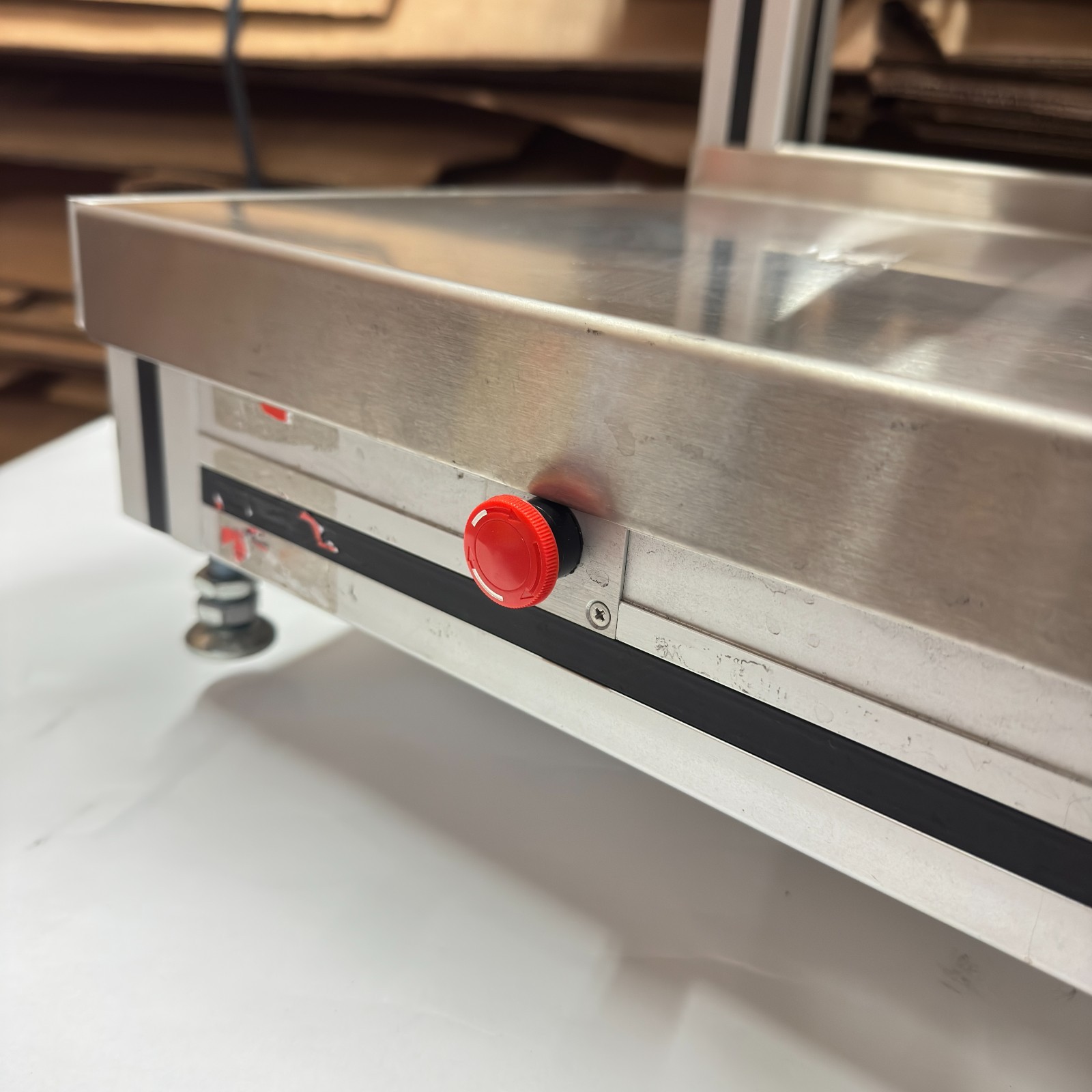 SOLO Industrial Marking Machine Automated Labeling Head Precision Rail Blue AsIs