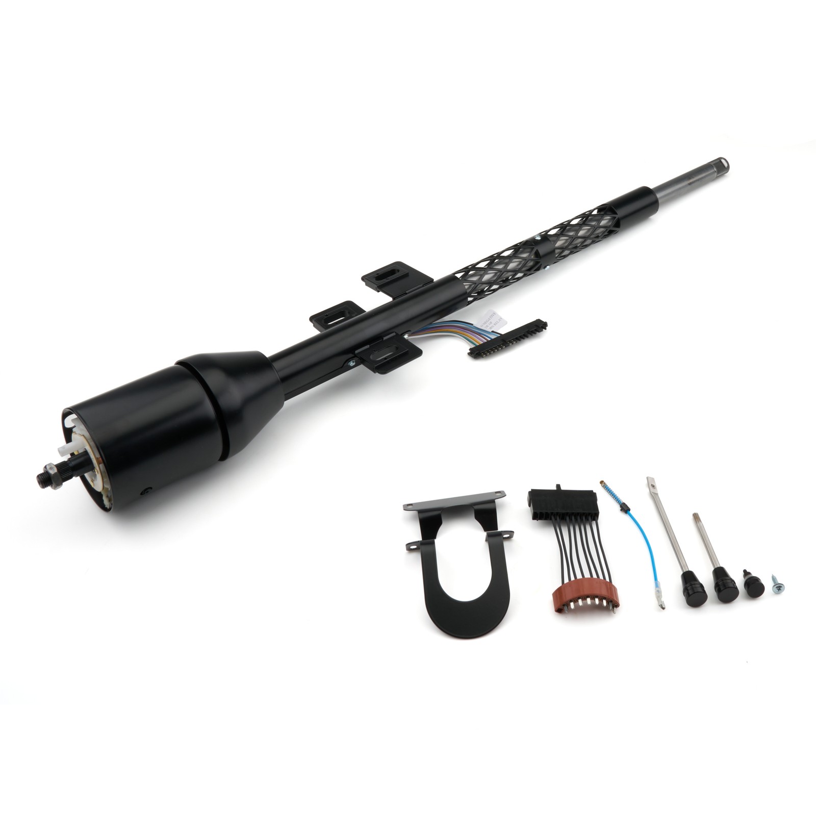 IDIDIT Black Tilt Floor Shift Steering Column for 1967 Chevrolet Corvette