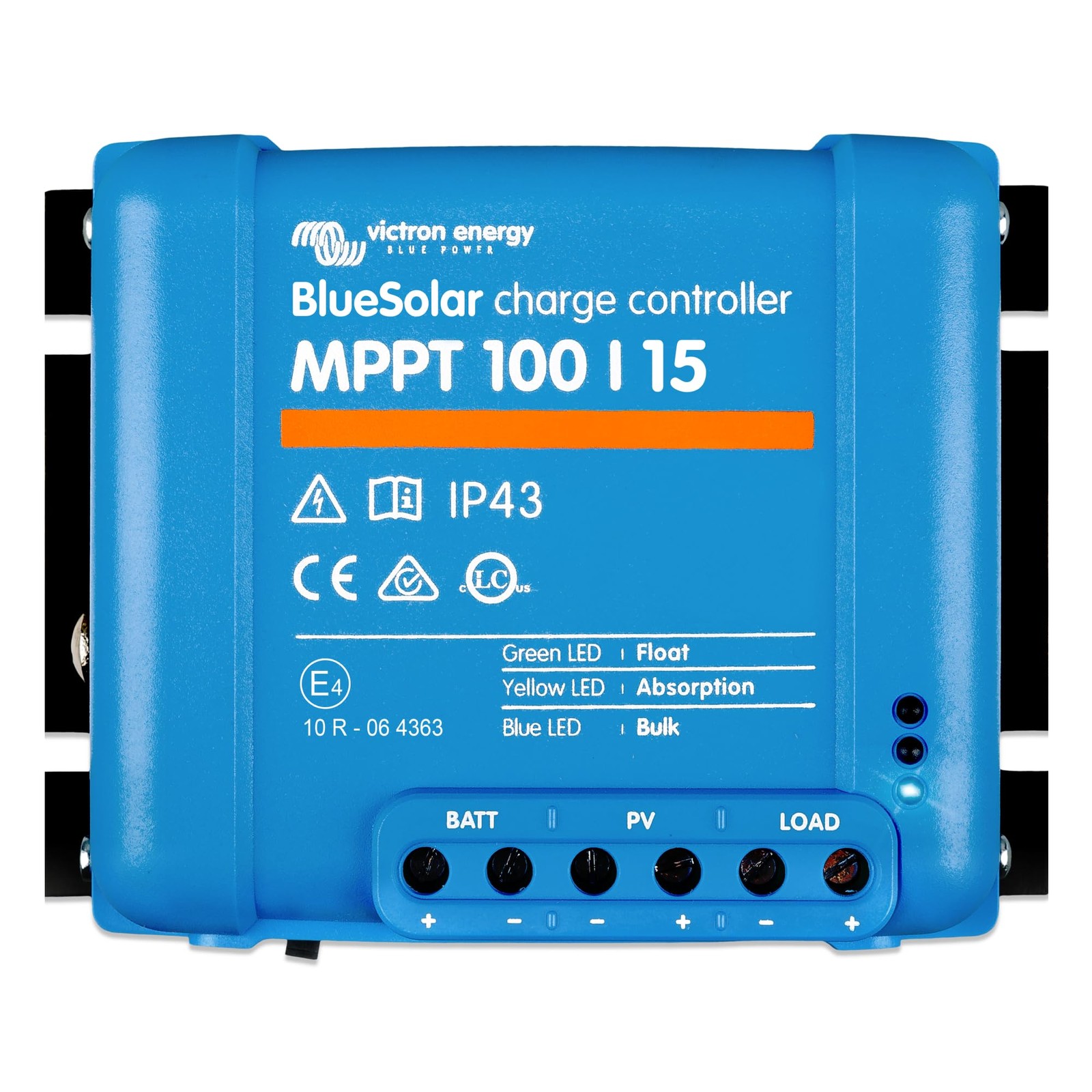 Victron Energy BlueSolar MPPT Solar Charge Controller - 100V 15A, Blue