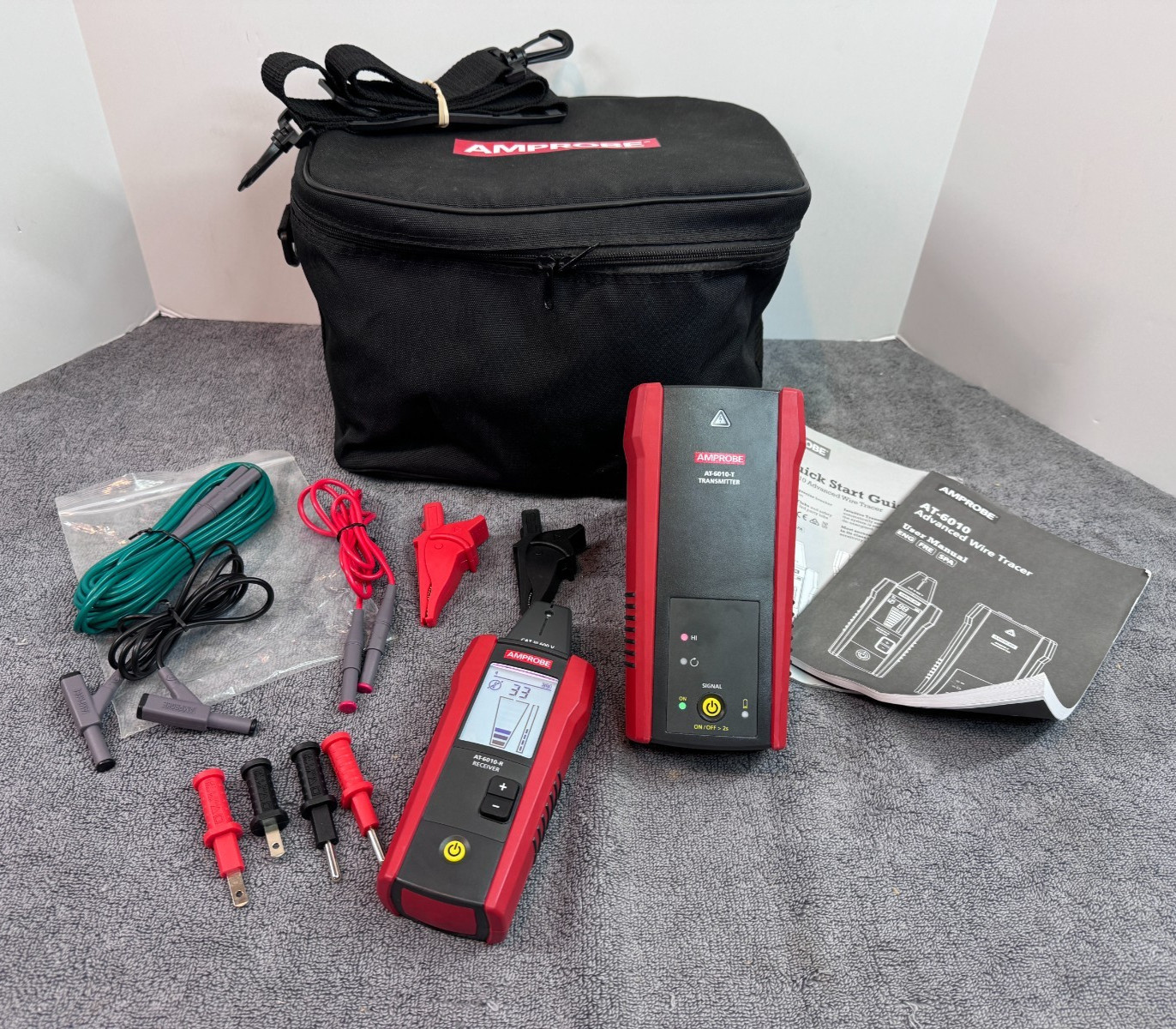 Mint - Amprobe AT-6010 Advanced Wire Tracer Kit CAT III 600V (LotA2)