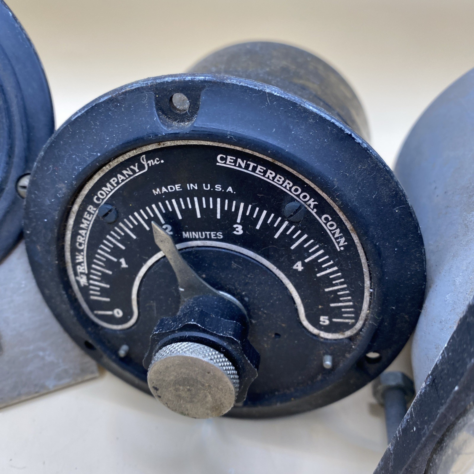 vintage electric gauge set