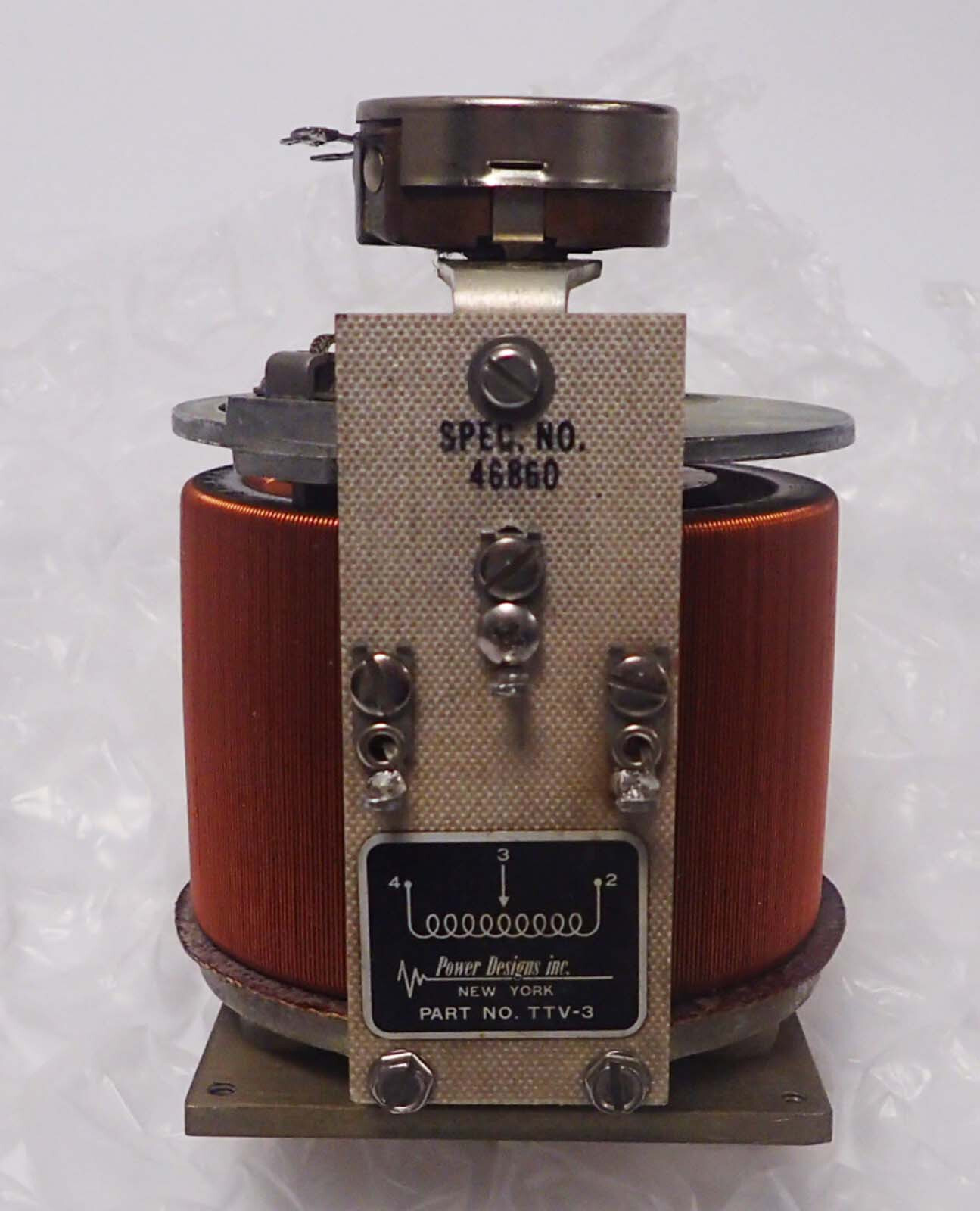 POWER DESIGNS OHMITE TTV-3 VARIAC VARIABLE TRANSFORMER 140V 5 AMPS TESTED Mint