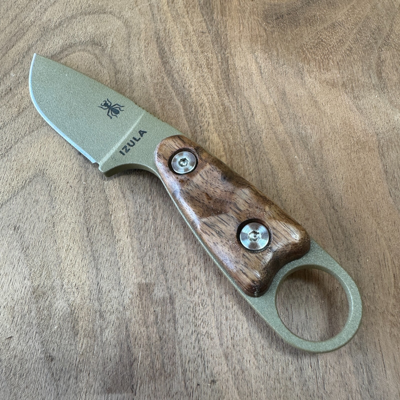 Scales compatible with ESEE Izula knife Walnut