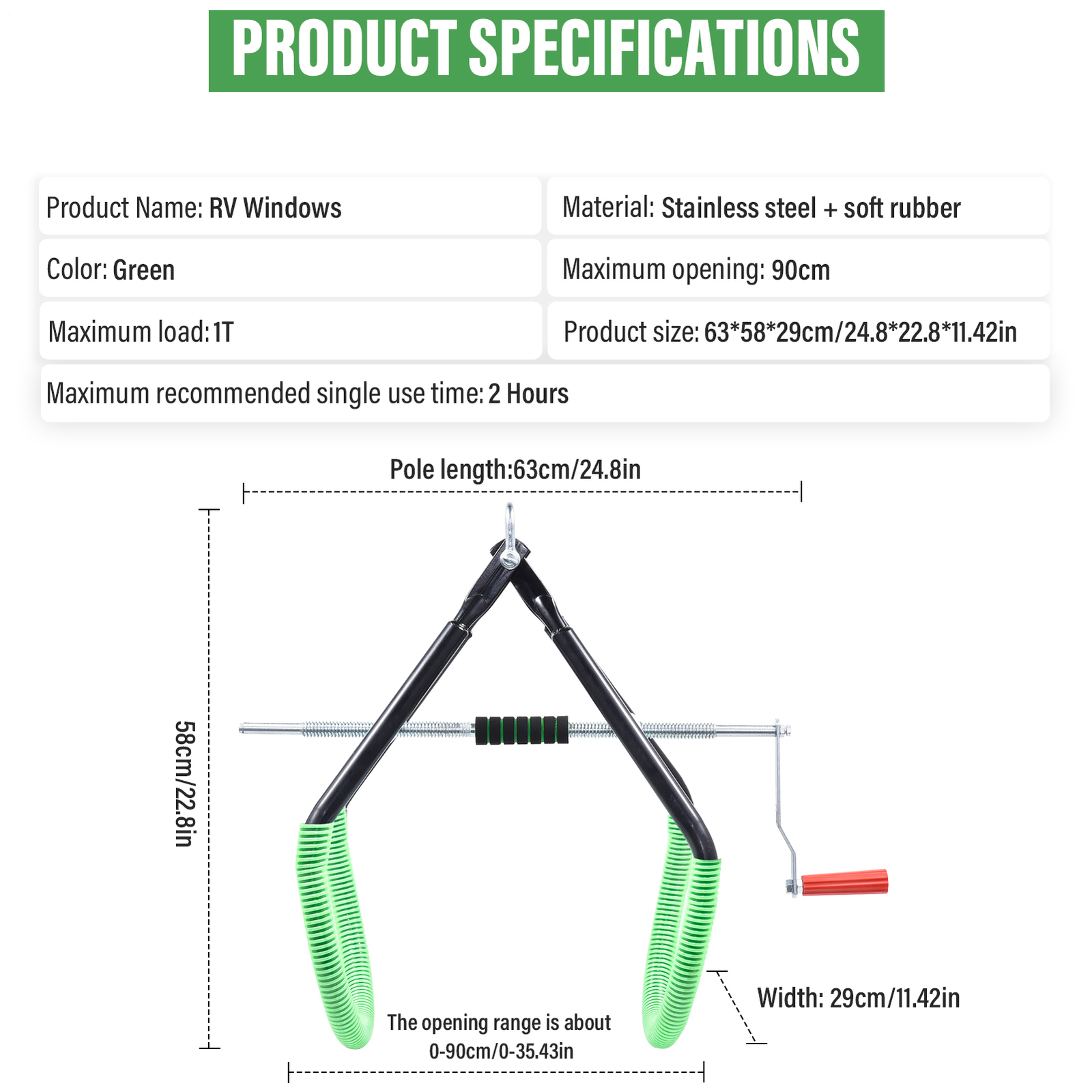 1 PC Lame Cow Hip Lift Farm Supply Stand Animal Load Bearing 1T/1000KG