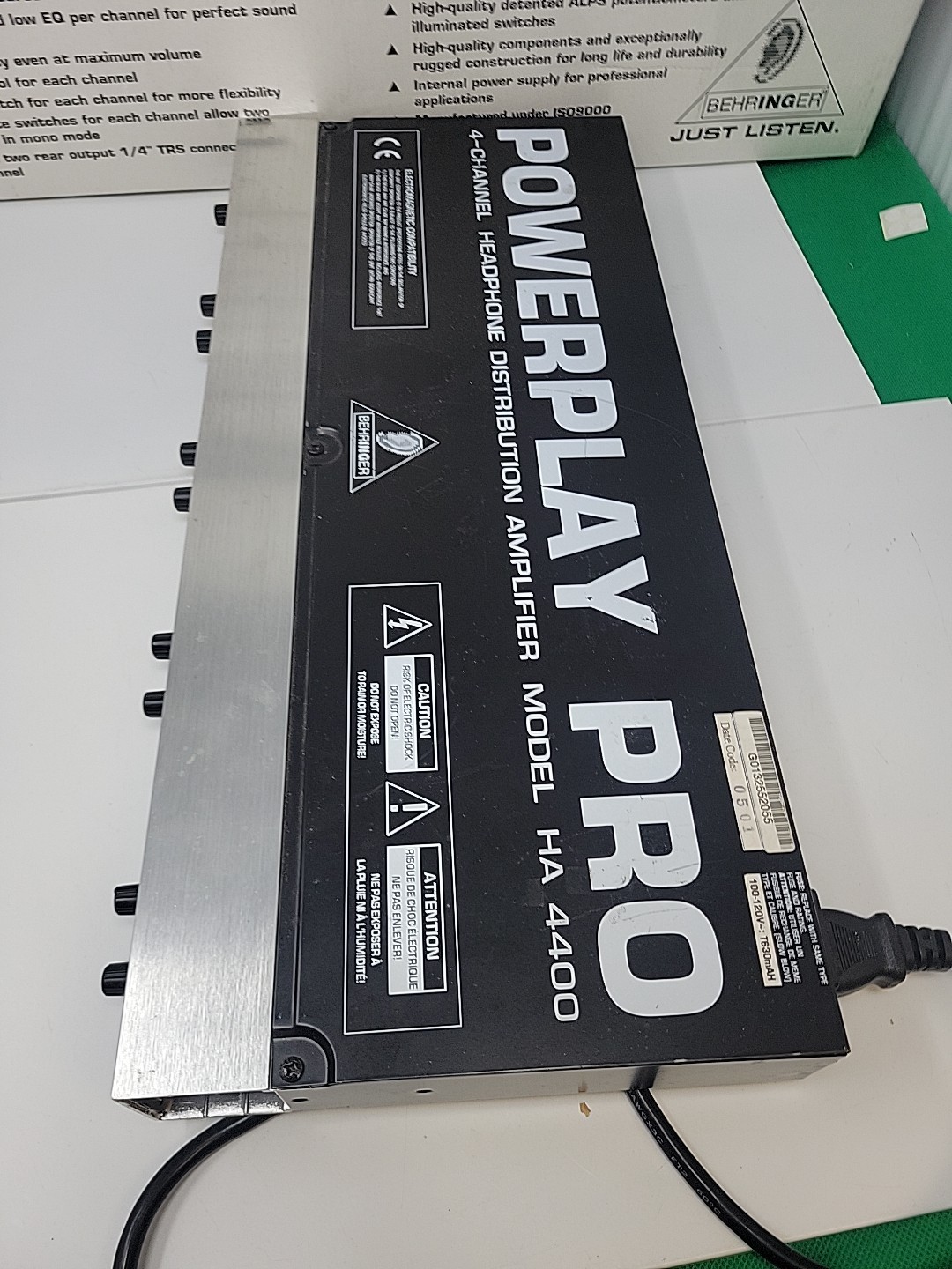 Behringer Multicom Pro Ha4400 4-Channel Audio Interactive Dynamics Processor